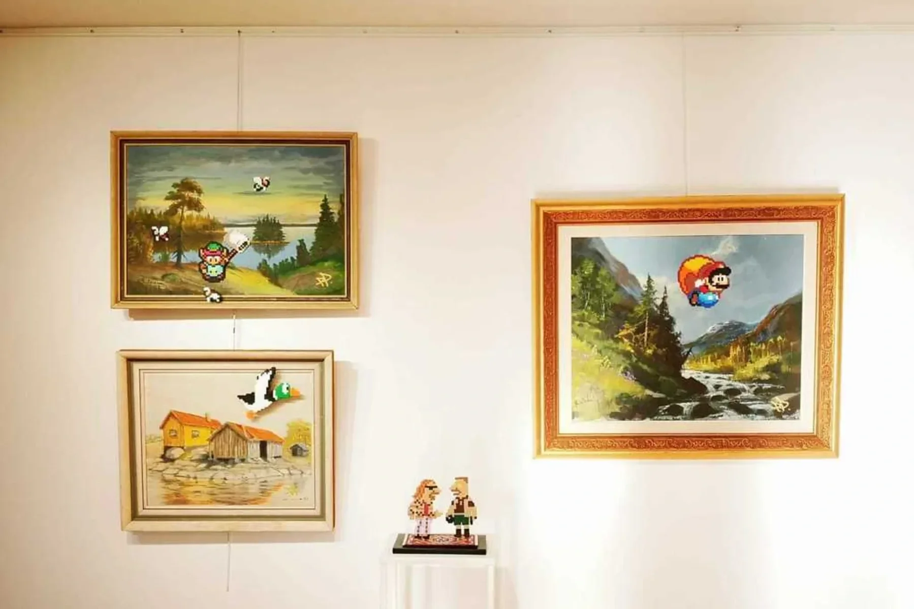 Artworks by Pappas Parlor featured in the Back to the 90s! duo exhibition at NextStreet Gallery, Paris, 2021