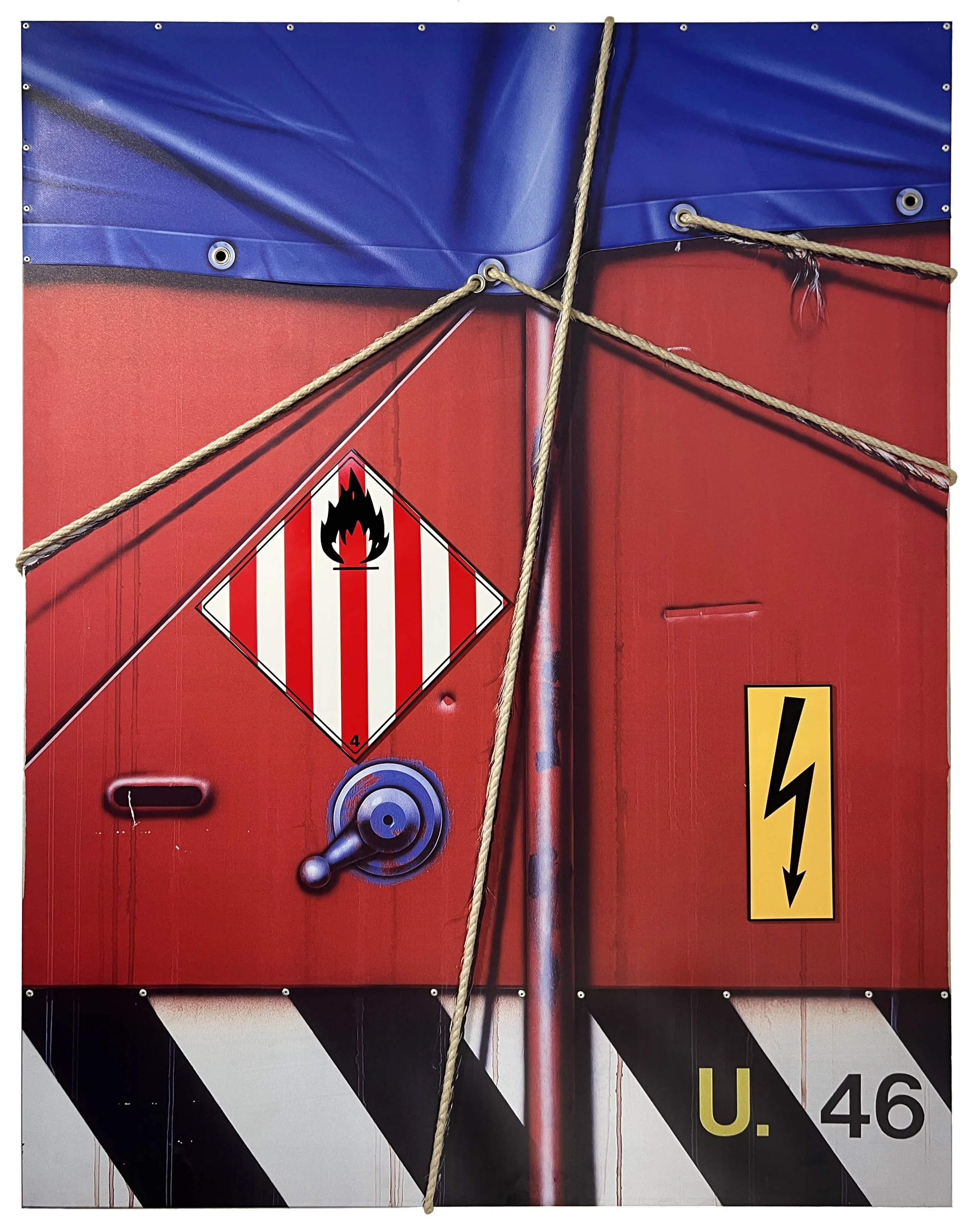 Container_Bâché_Rouge_“U.46”_Peter_Klasen