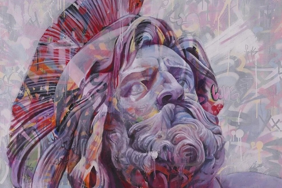 Artwork featured in Front, a group exhibition with PichiAvo, Martin Whatson, Telmo & Miel, Nuno Viegas, Swoon and Snik at NextStreet Gallery, Paris, 2018