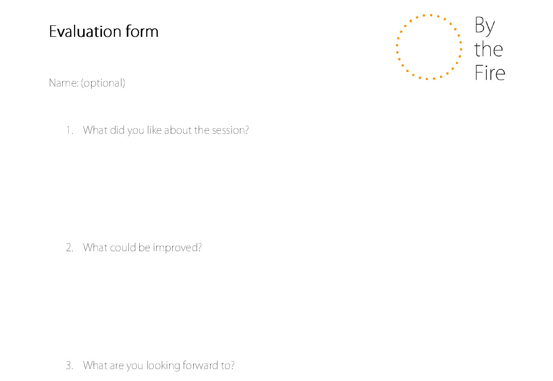Evaluation form 1 (Sept)