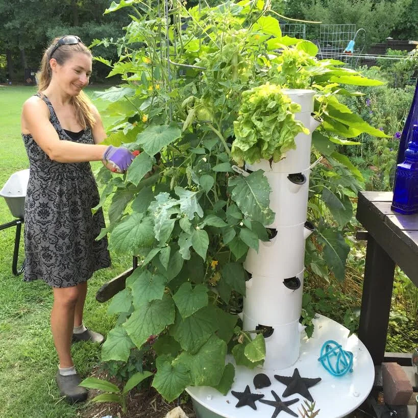 Tower Garden Growing System Skyplant Hydroponic Growing Systems
