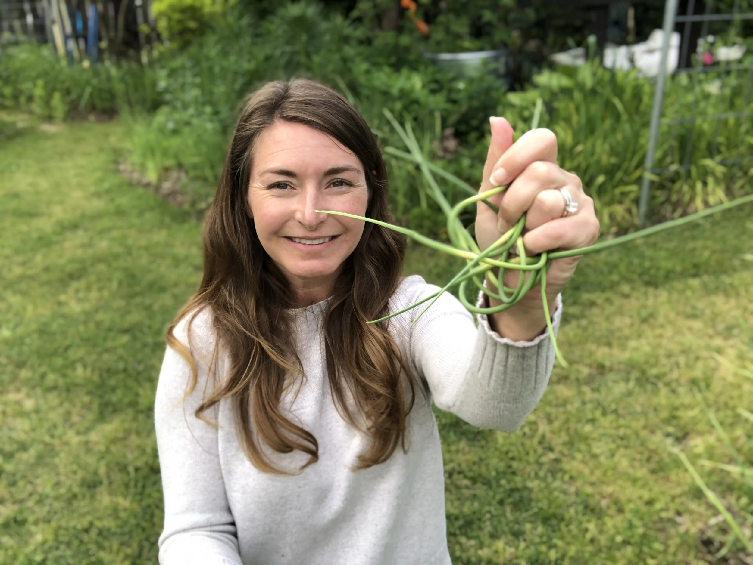 Cooking with Garlic Scapes