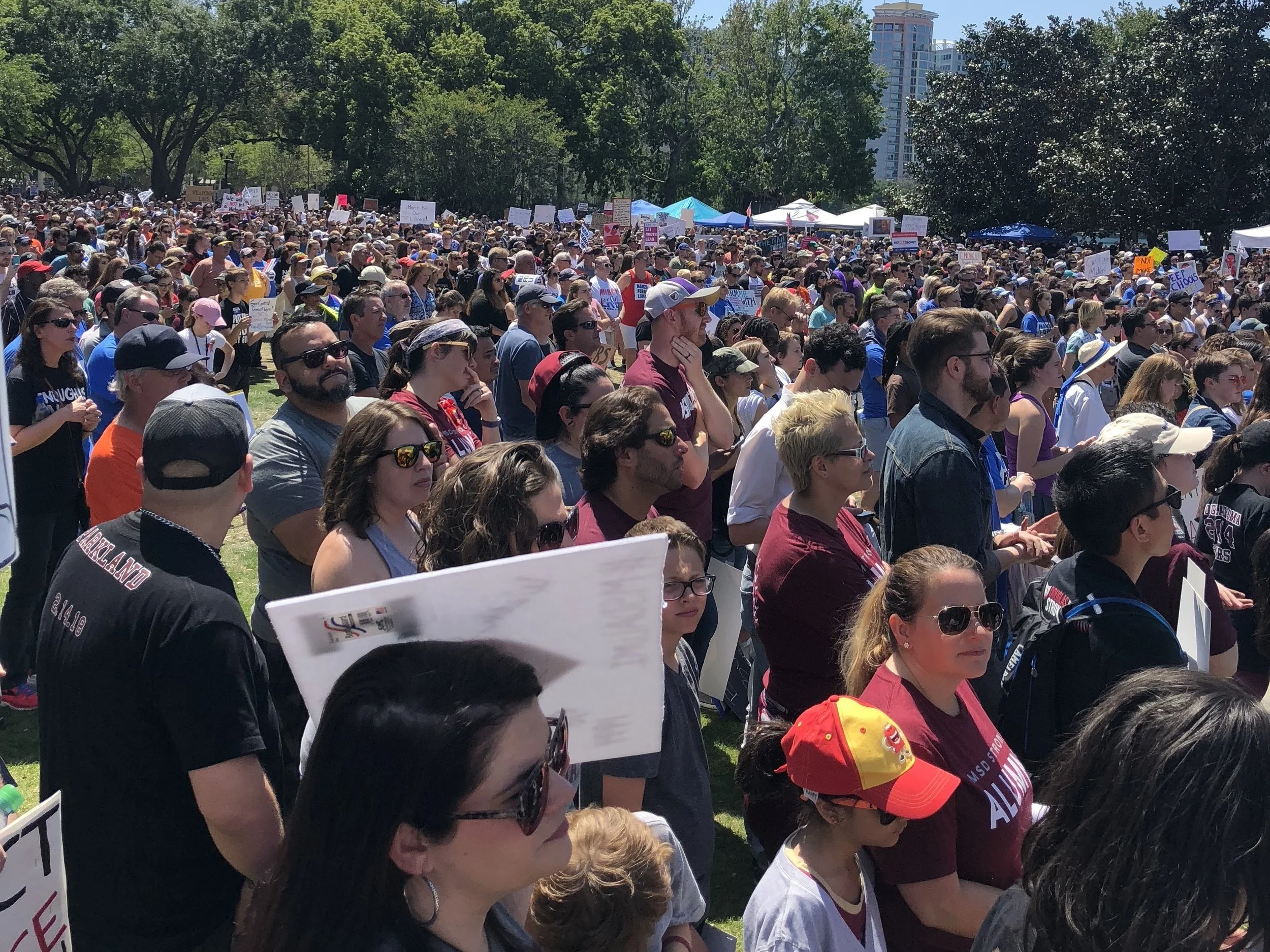 At Lake Eola in Orlando, FL. March 24th, 2018. credit: Rachel Kolman