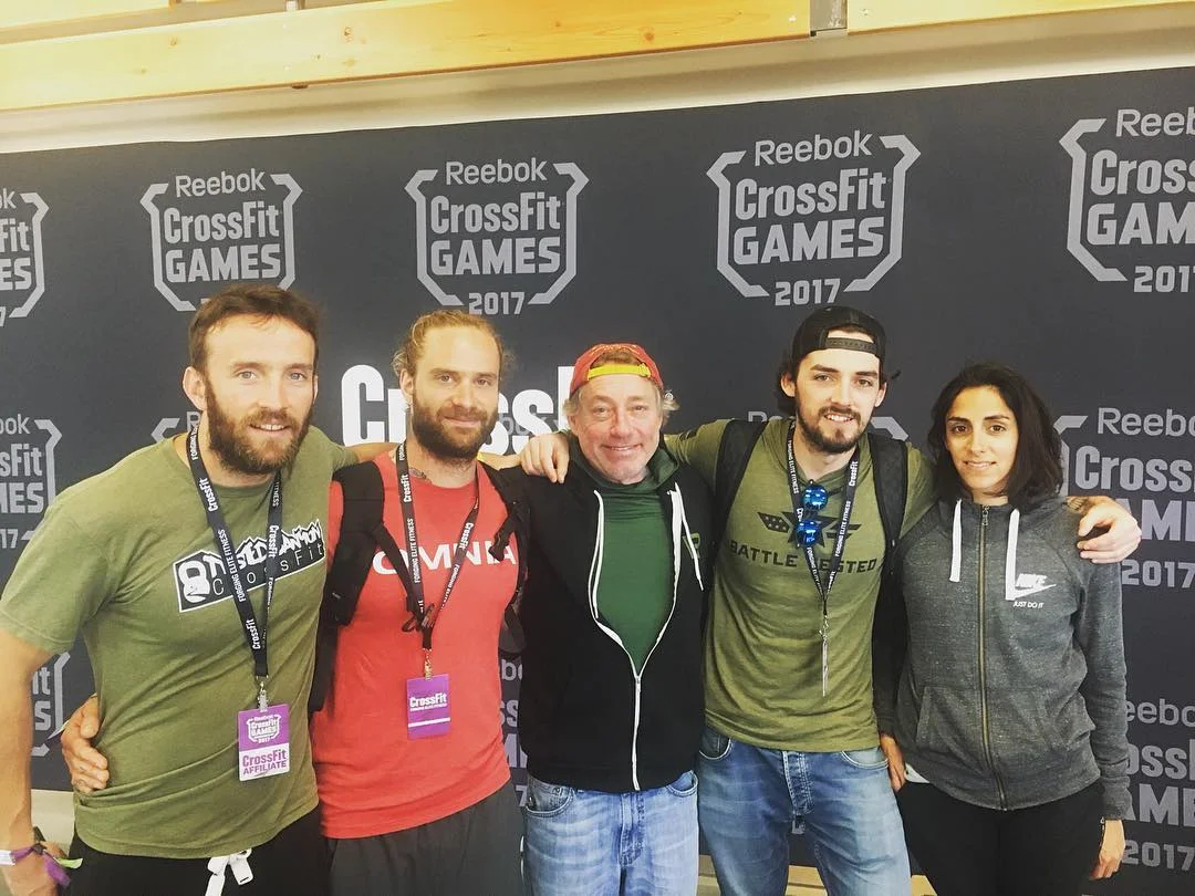 Greg Glassman et une partie de l’équipe Silvaticus lors des CrossFit Games 2017