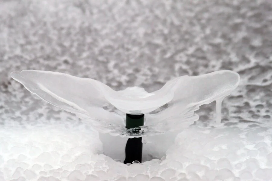 Frozen sprinkler