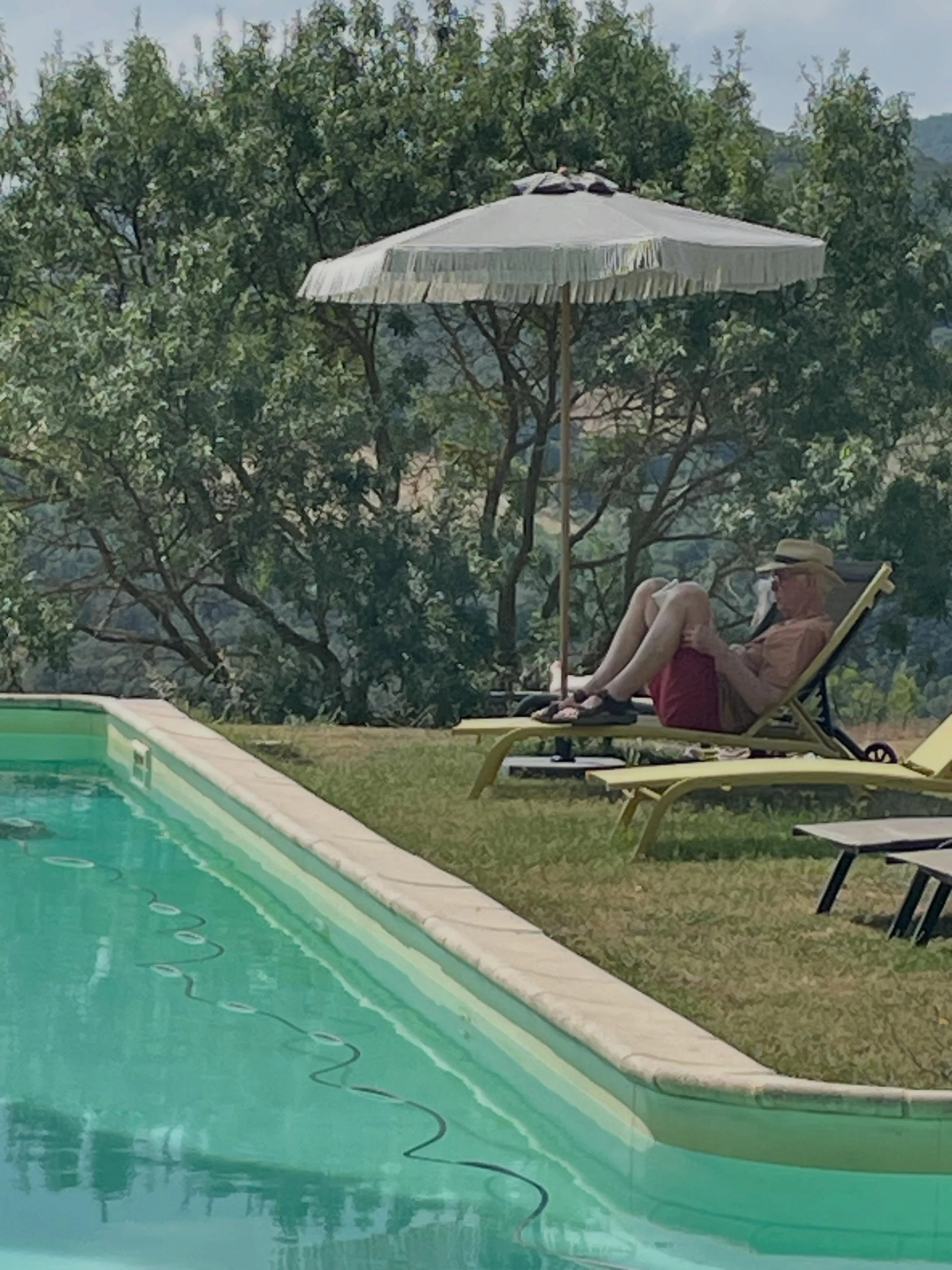 Summer has well and truly arrived.

A beautiful hot hazy June comes to an end!

Us at the @anne_de_joyeuse summer guingette. The local vineyards open their doors and throw parties over the next couple of months

Morning chores&hellip;

Refreshing cuc