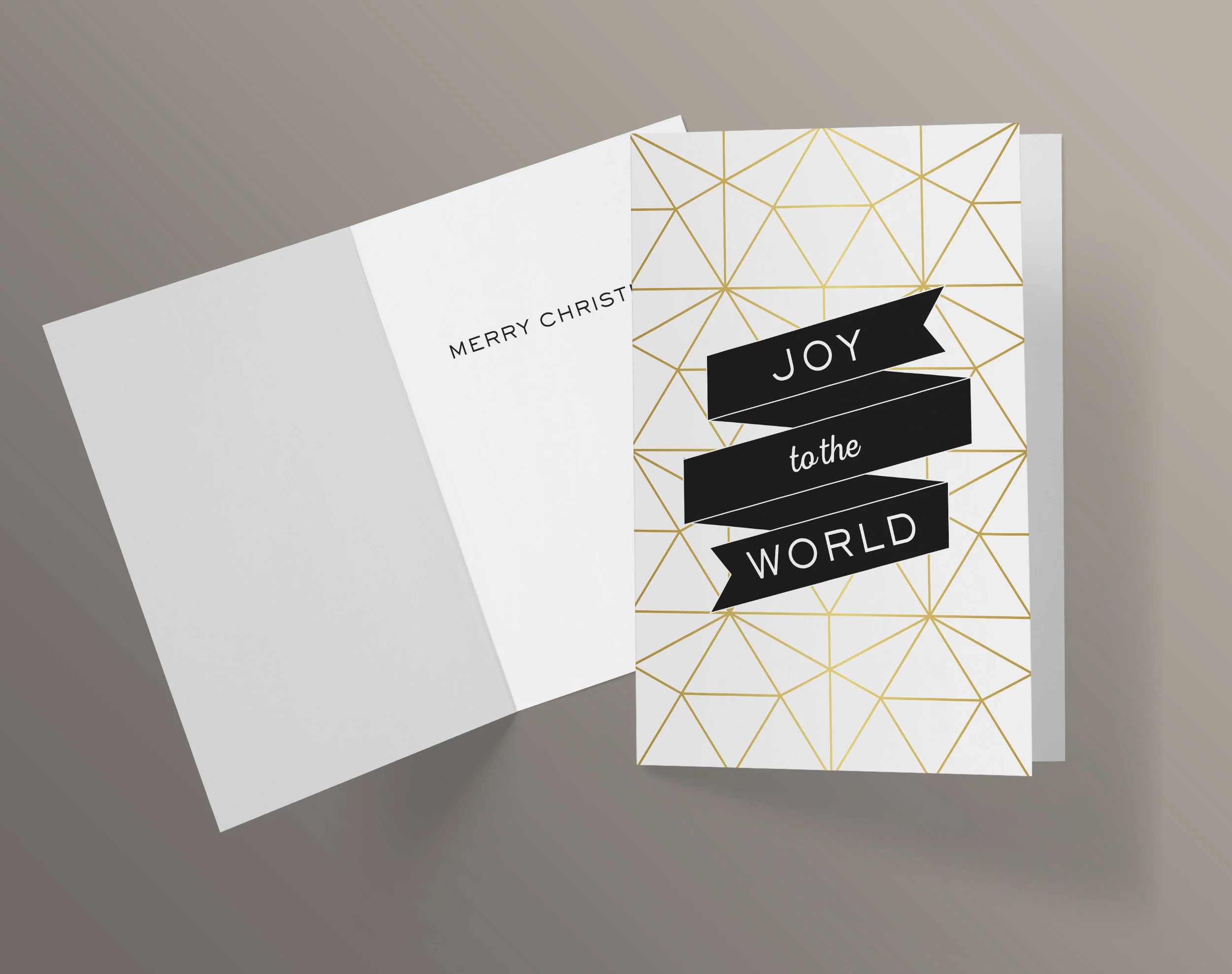joy to the world - greeting card