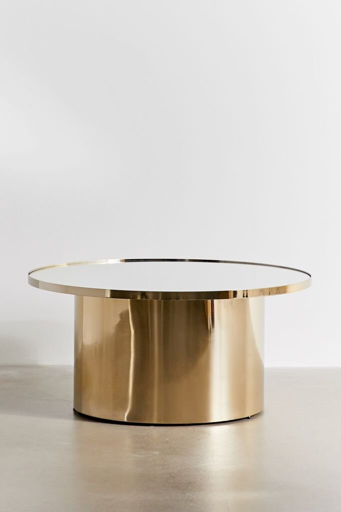 No 8.  For those that want a little more glam in their lives. This mirrored coffee table is on sale at Urban Outfitters Home.