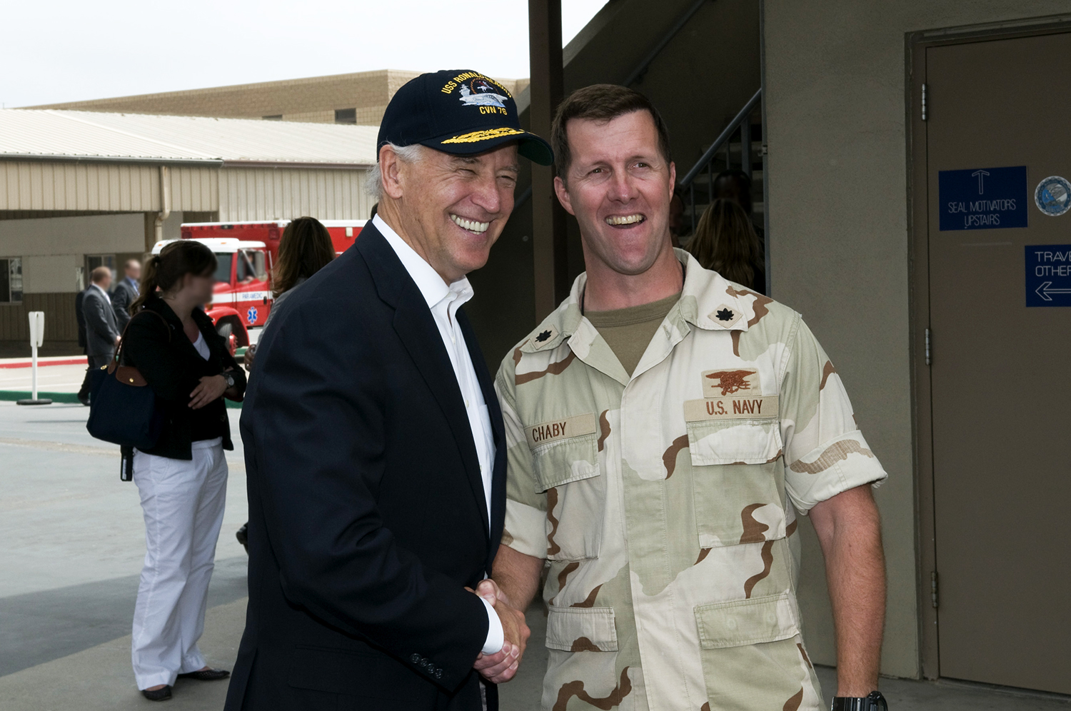 Tom and Vice President Joe Biden