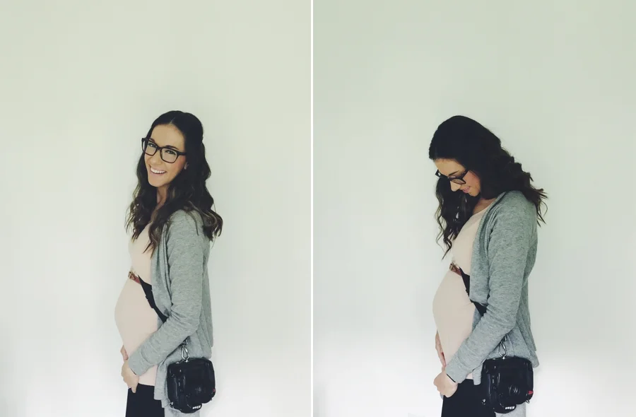 19 weeks heading out to photograph a dinner party!