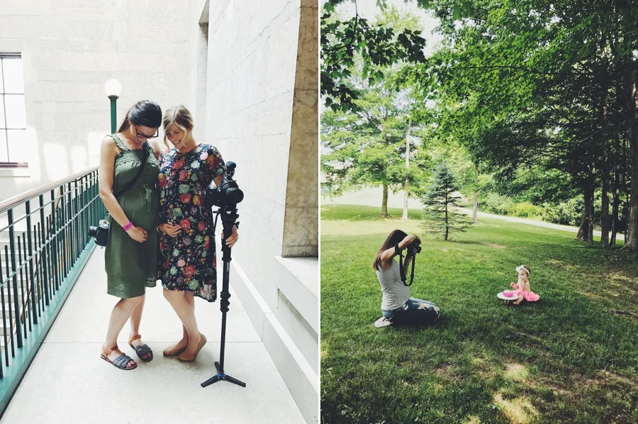21 weeks working my butt of with another pregnant photo friend of mine!