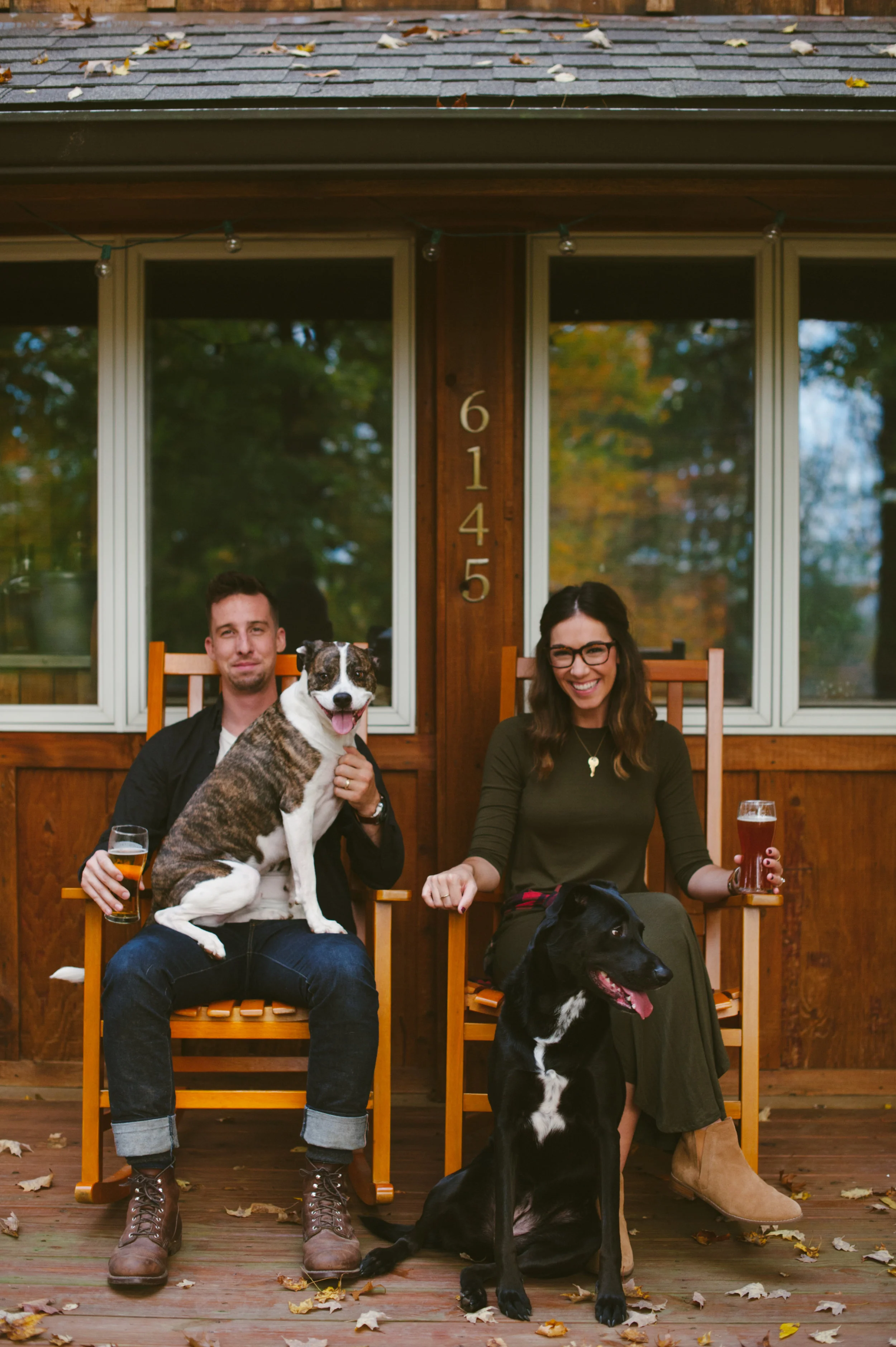 "The West Family" (+ our little bean who is not pictured here and was conceived long after that beer, for the record)