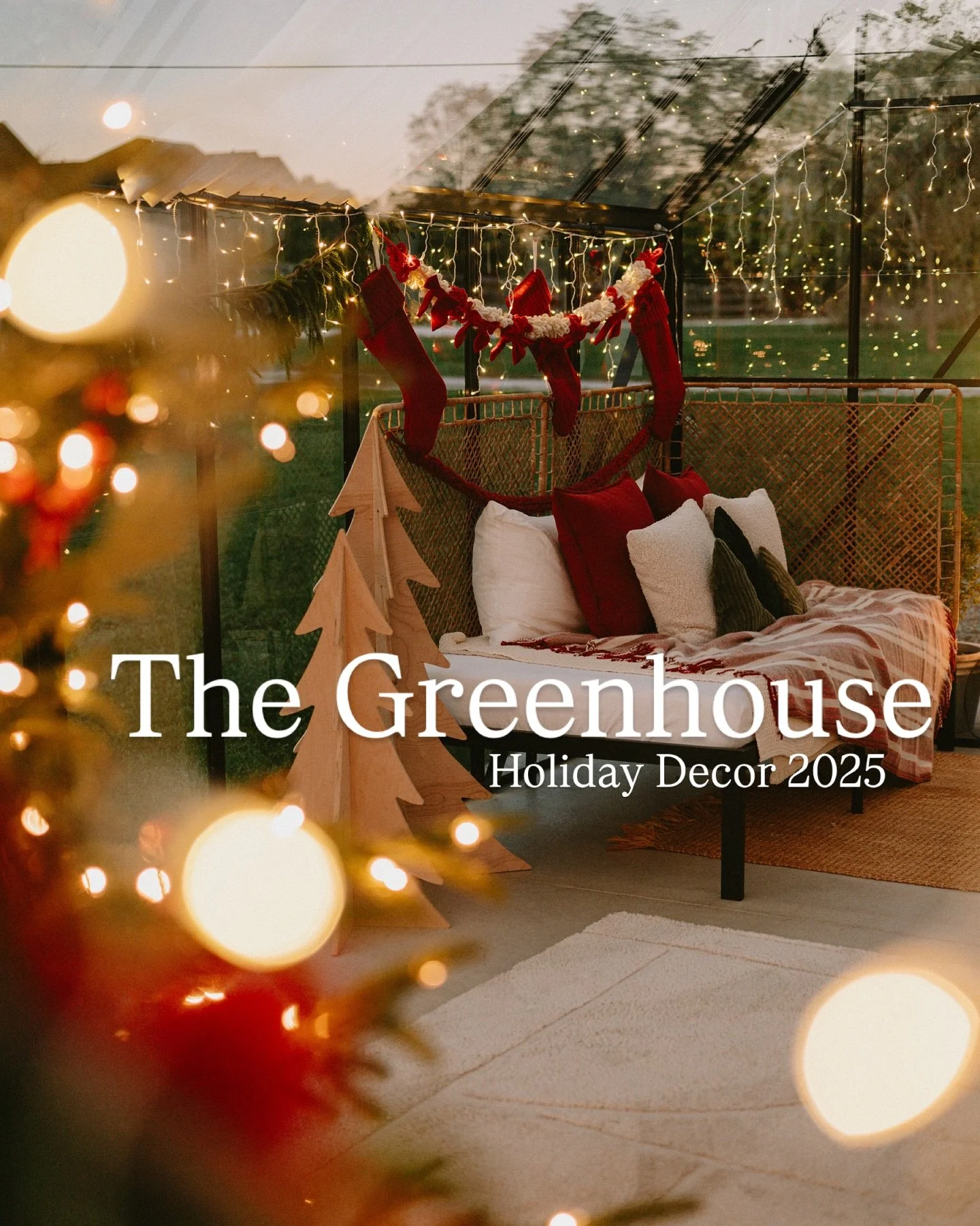 🌲 THE GREENHOUSE 🌲 Holiday 2025

Christmas is here @humble.and.pine

Enjoy with your rental dates October 19 - January 4.

Are you coming to see the magic this Fall?!

#humbleandpinestudio