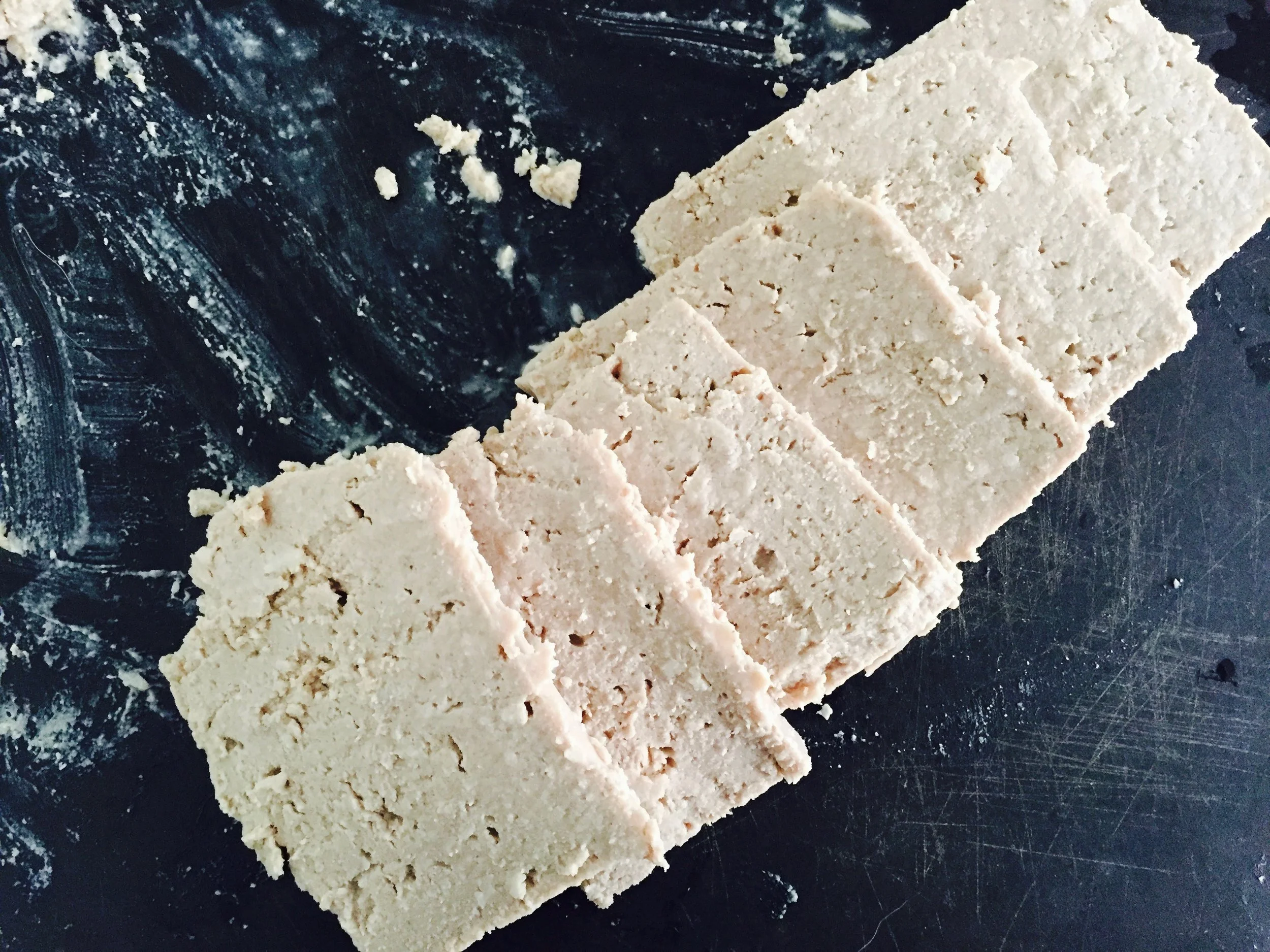 Slice into square to make cookies