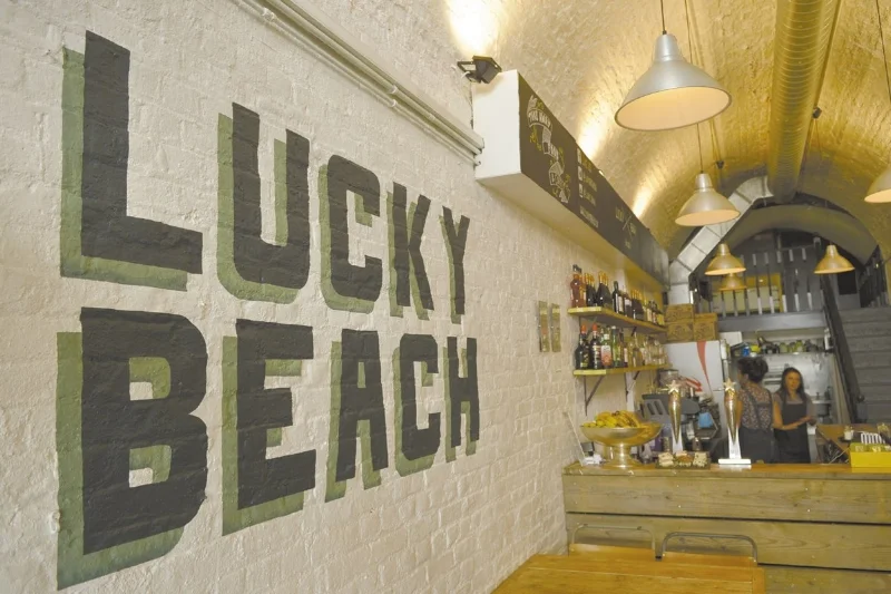 Lucky Beach in Brighton Arches