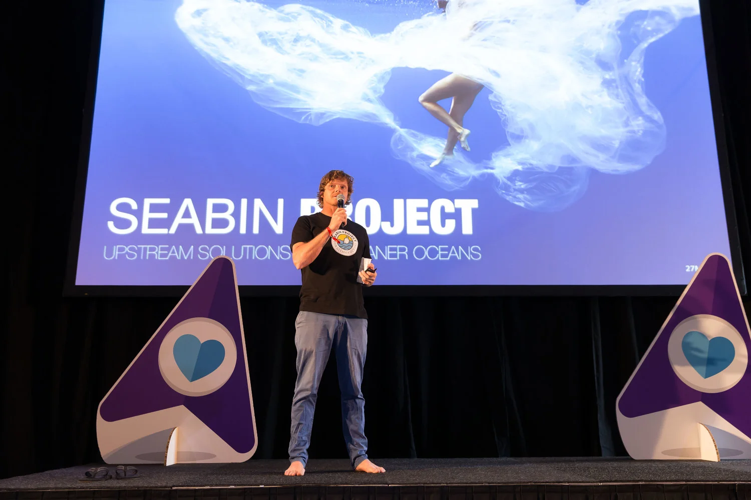 Pete sharing the Seabin Project story