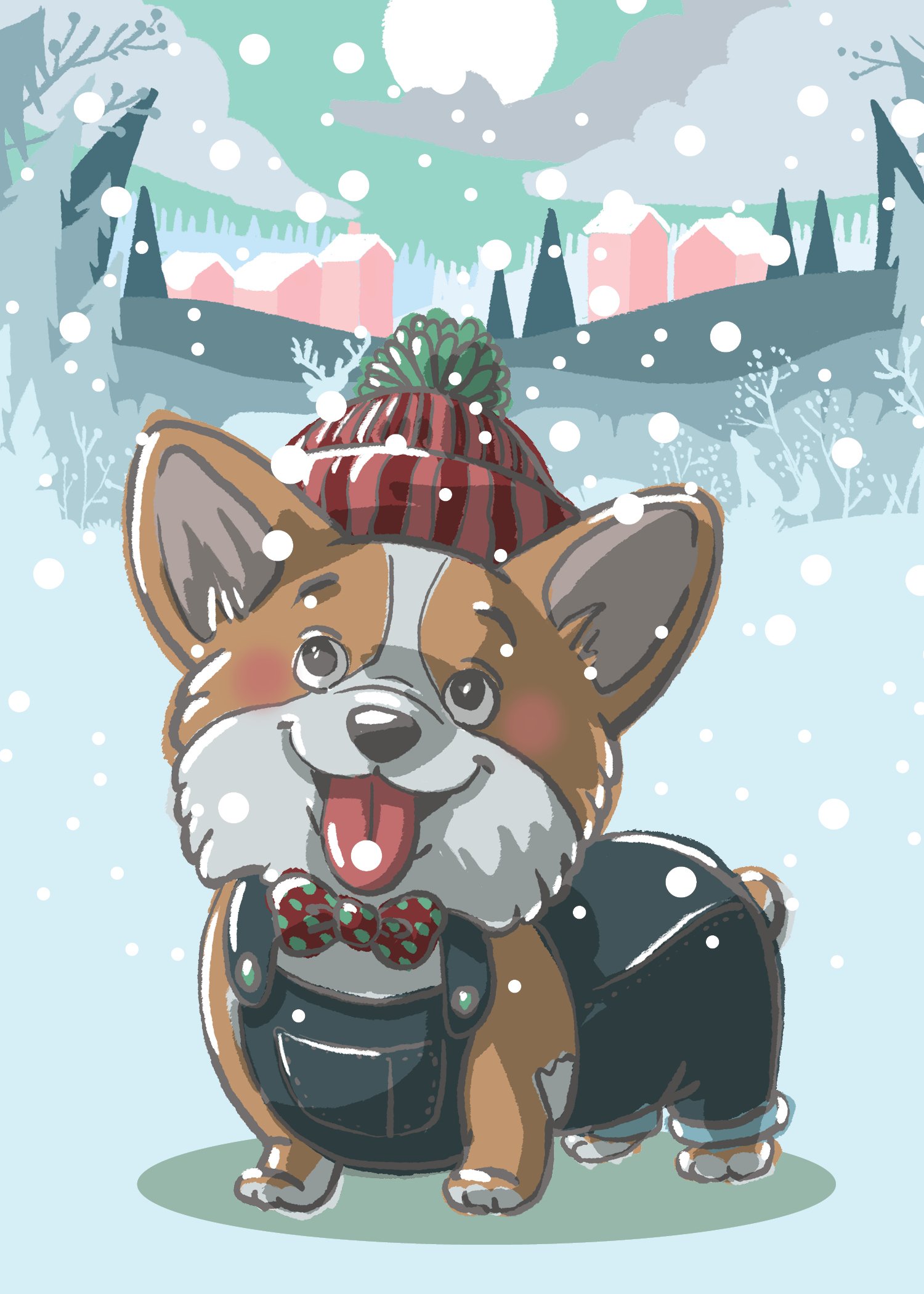 Holiday Overalls with Snowy Backgrounds4.jpg