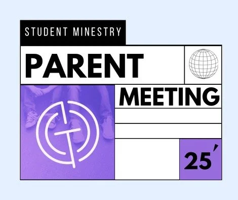 Student Ministry Parent Meeting