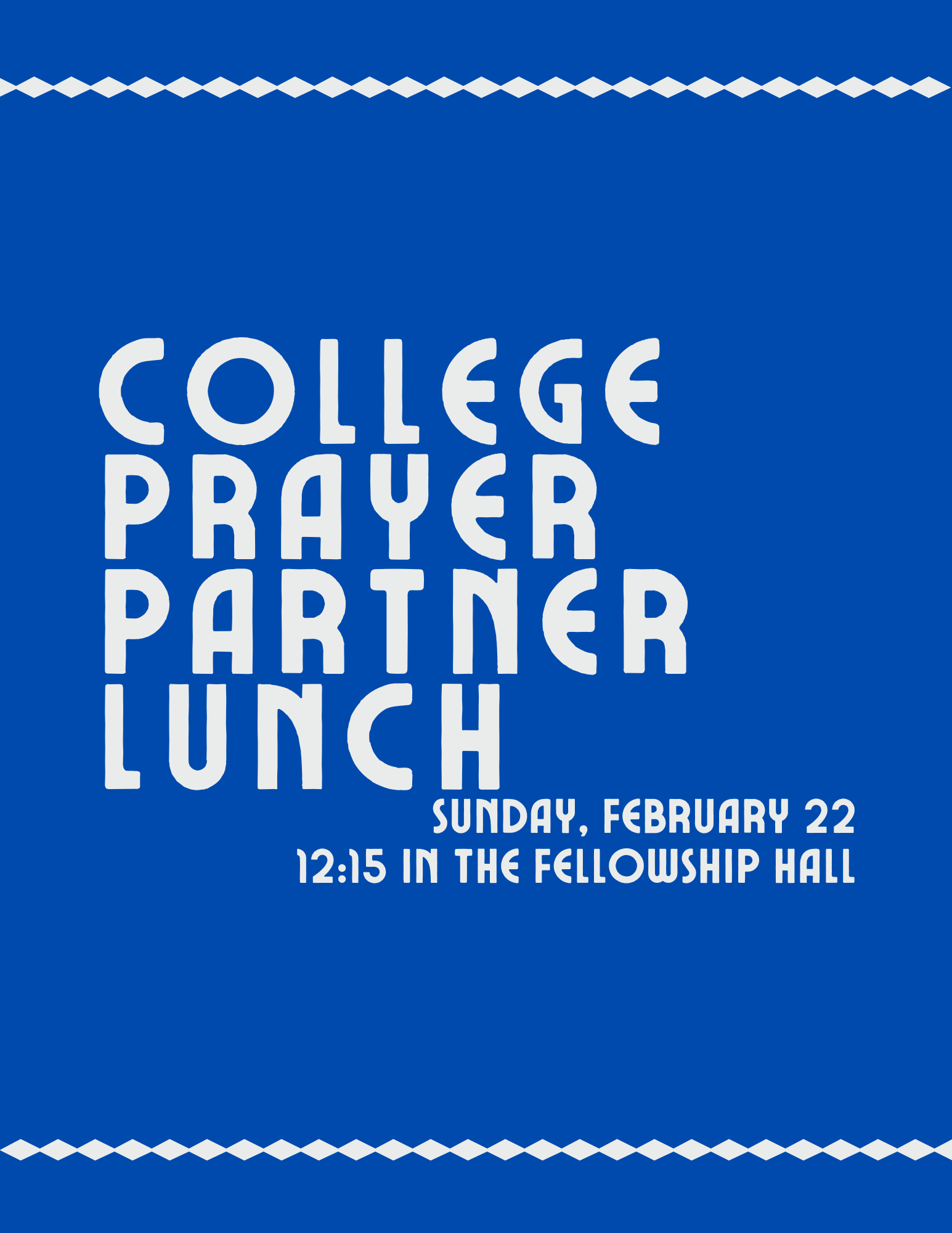 College Prayer Partner Lunch