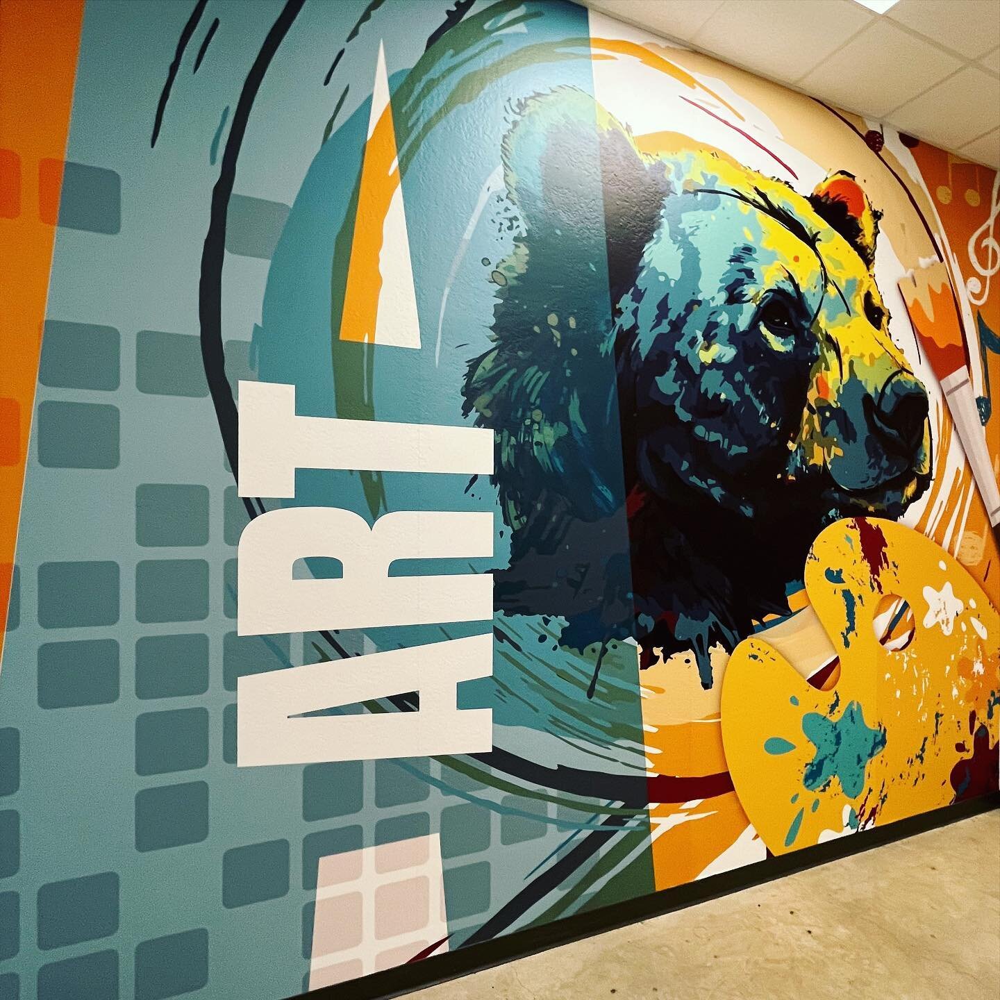 Art!! We loved collaborating with the amazing designers at @prioritymarketing on Lehigh Acres Middle Schools STEAM series wraps! #print #design #creative