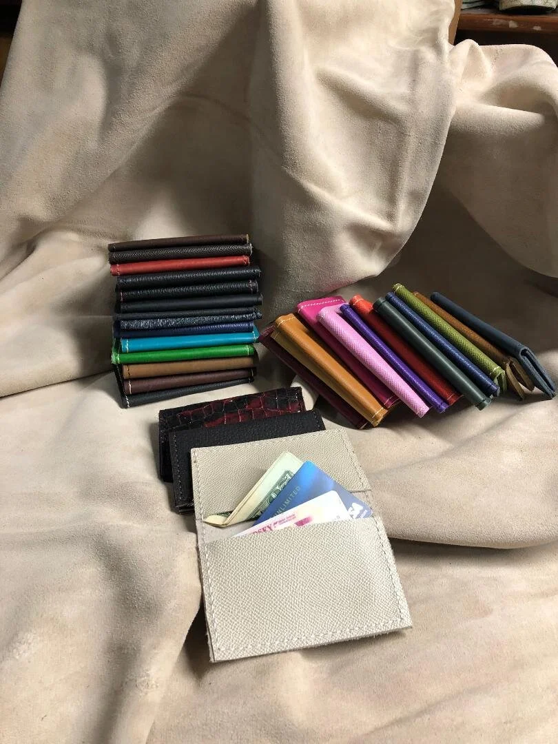 Leather Card Wallet/Minimalist wallet