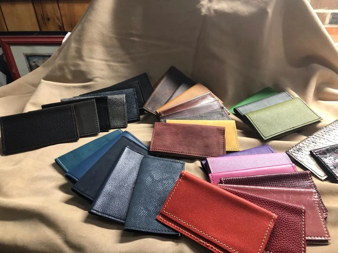 leather checkbook cover