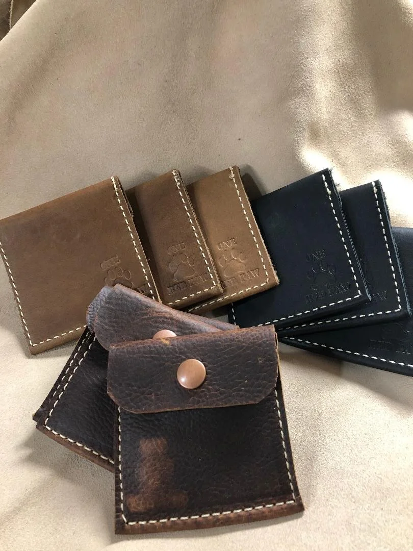 Leather Square Business Card Wallet 