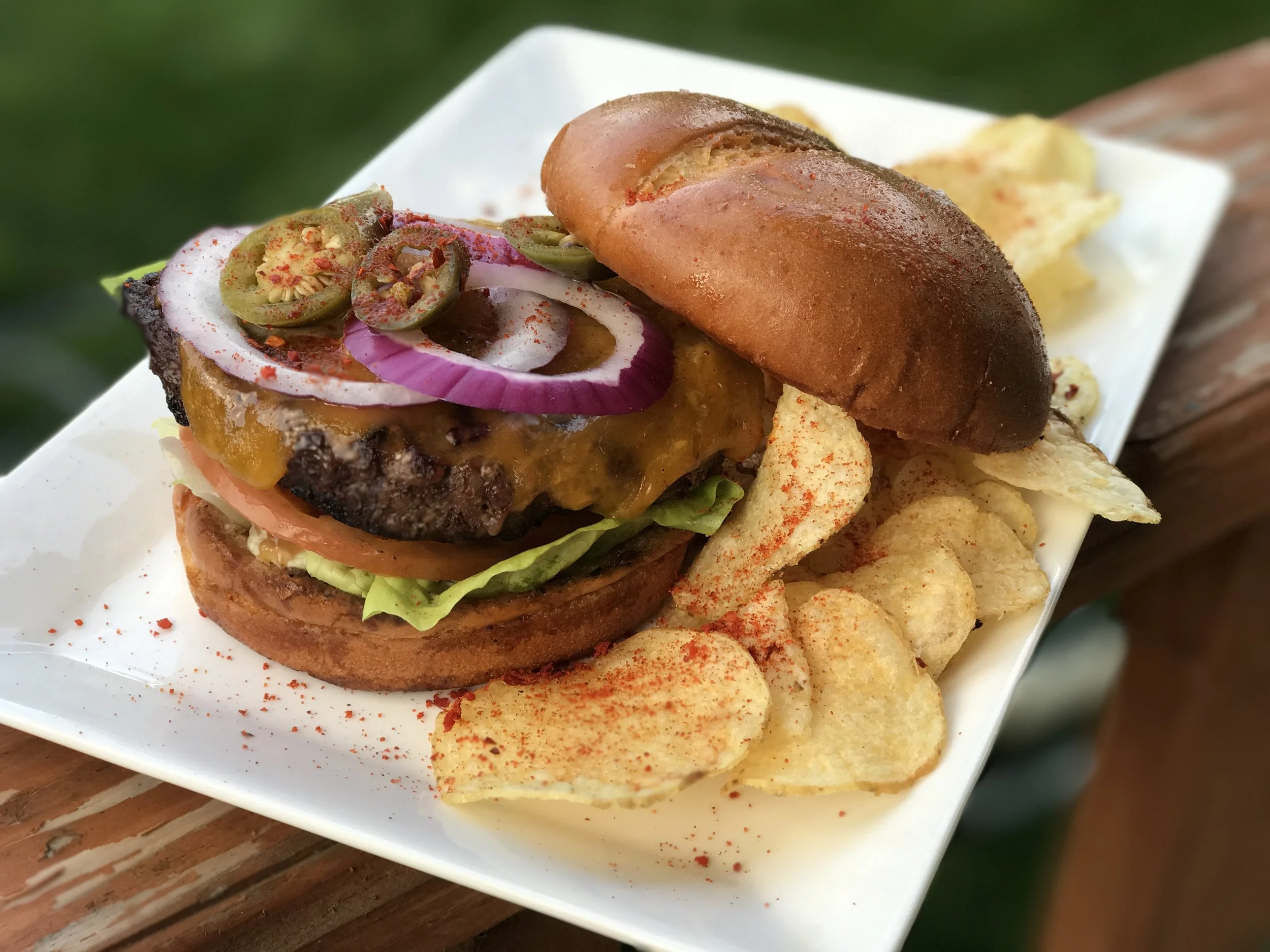 Angus Prime Burger on Wheat Montana Brioche Bun