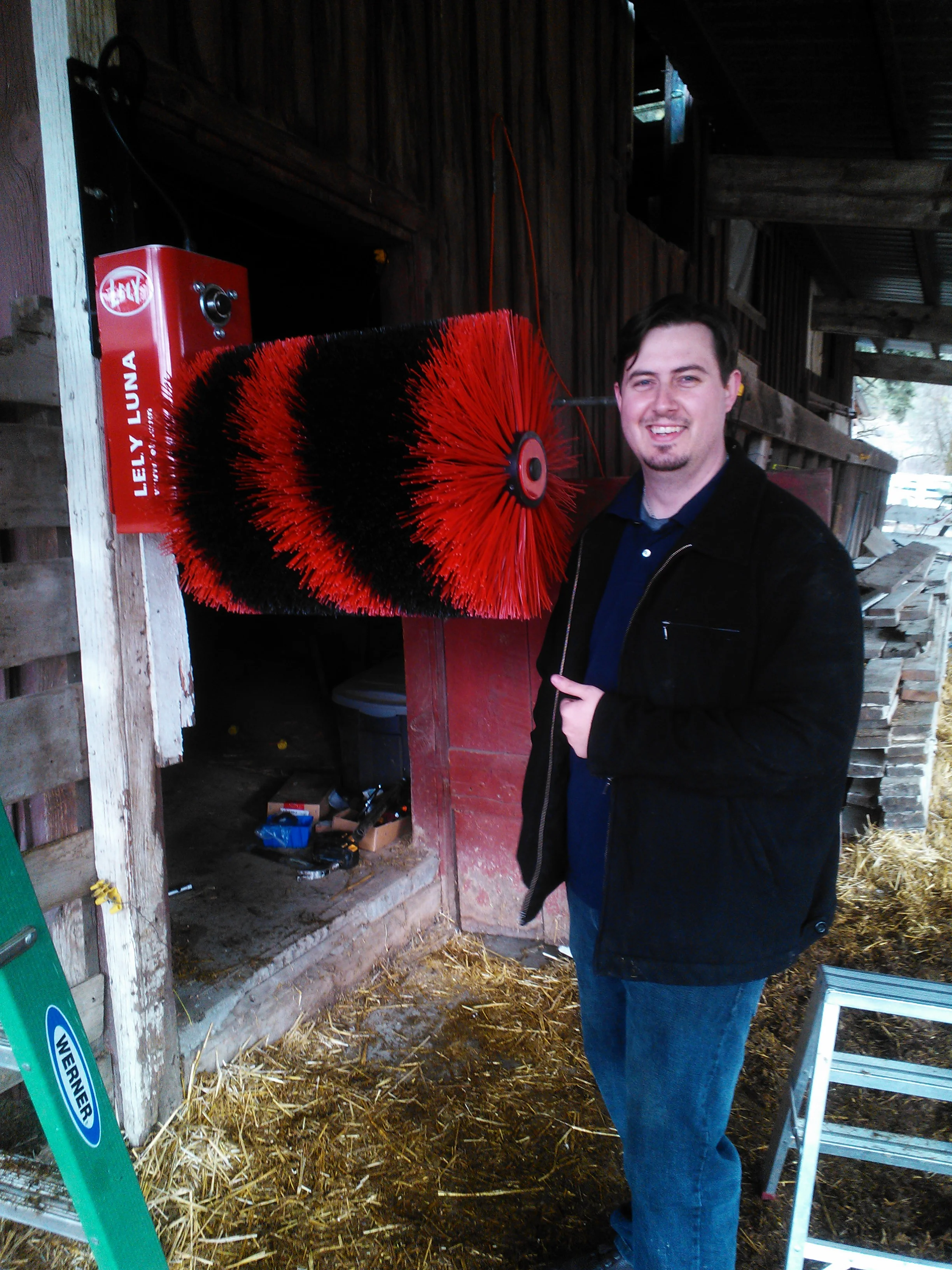 My buddy Eric helped get it set up at the old barn in 2014