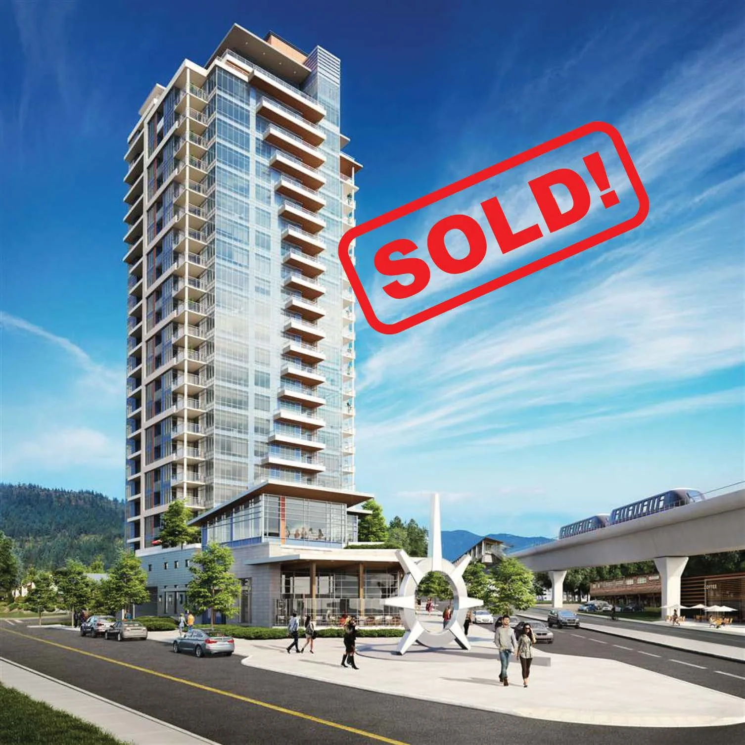 803-509 Clarke Road sold for: $489,900 2 Bed | 1 Bath | 643 SF