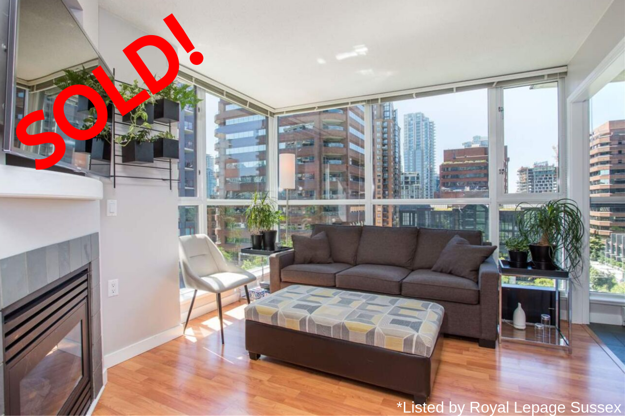 1008-1068 HORNBY STREET SOLD FOR: $575,000 1 BED | 1 BATH | 549 SQ FT