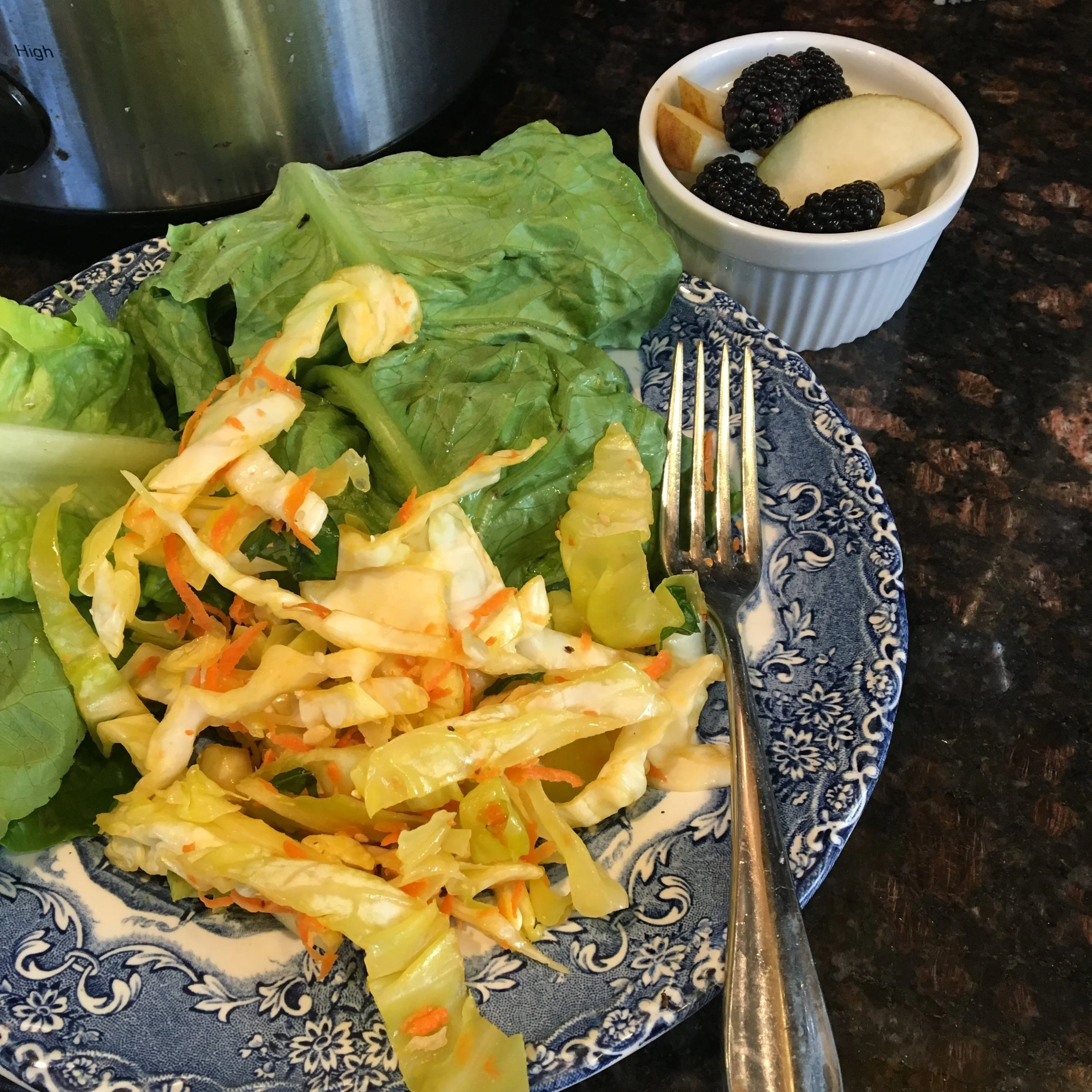 I'm not good at photographing food in a way that looks appetizing, but I assure you the wraps were good. 