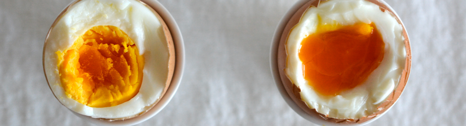 Soft boiled eggs are great for dipping things into. Like bread. With butter. That's been deep fried. You know what they're terrible for? Peeling and putting into soup. They're just the worst possible candidates for that job.