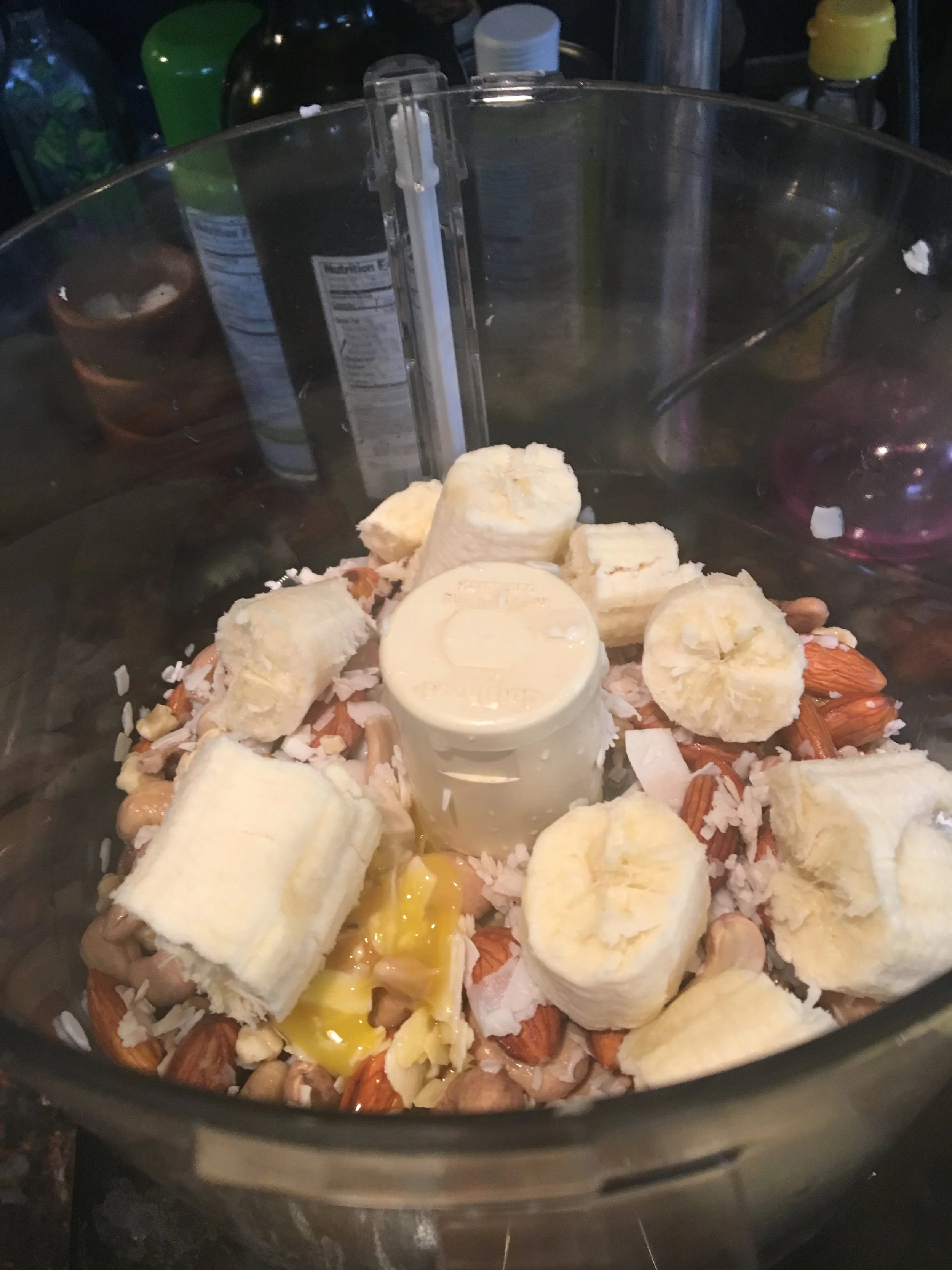 Well. Not this. I didn't eat it like this out of the Cuisinart. That's silly.