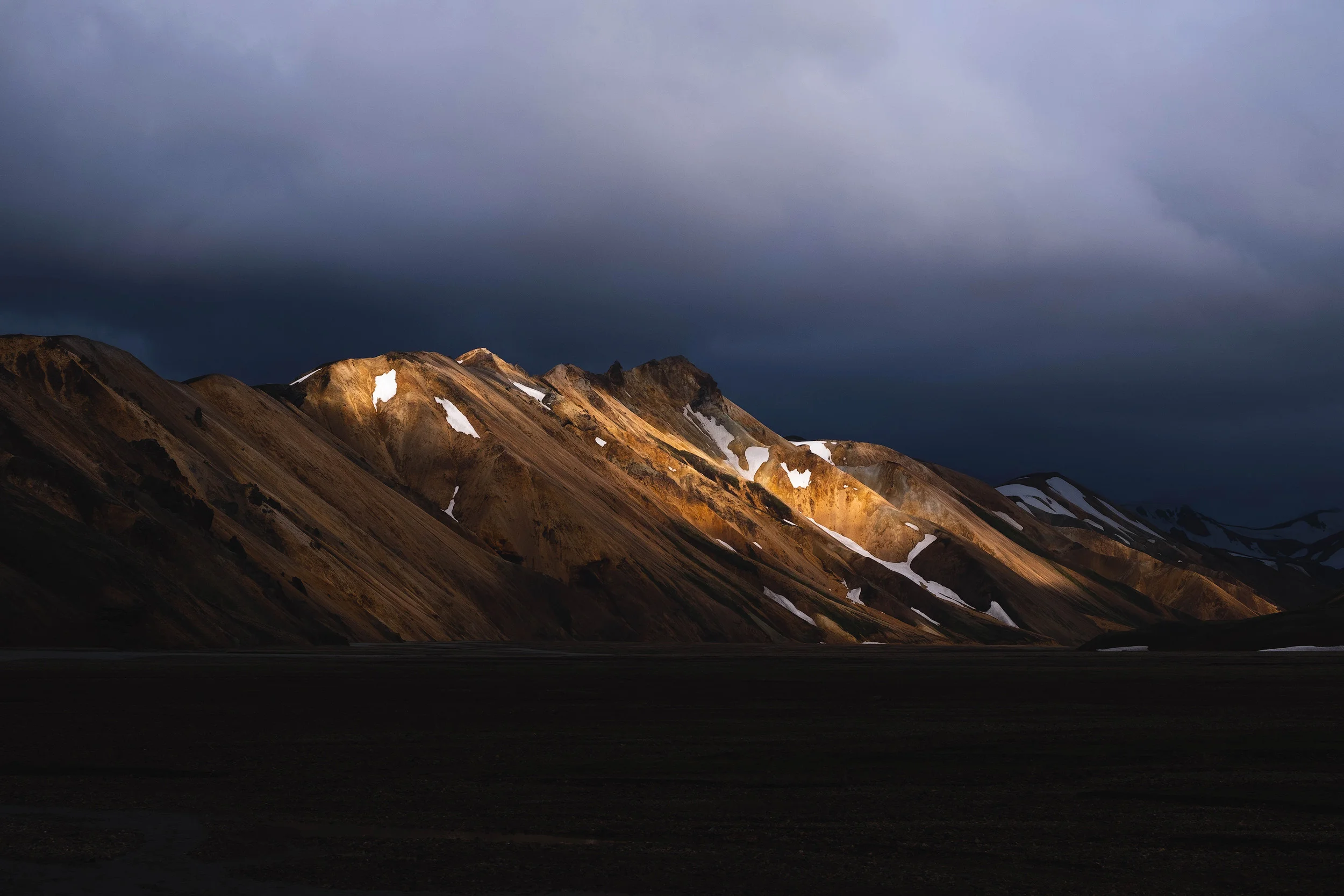 Landmannalaugar Late afternoon light (well, it was around 10pm) in the valley of Landmannalaugar in Iceland's highlands