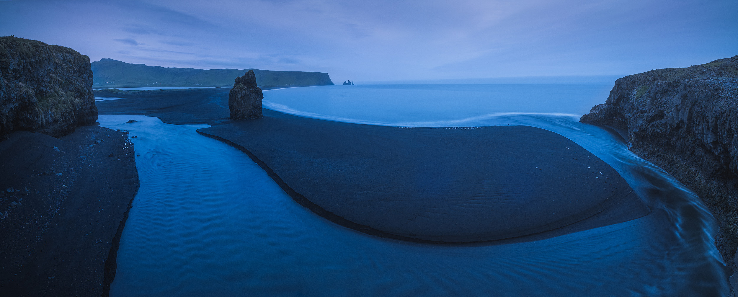 The view across Reynisfjara beach from the cliffs of Dyrhólaey. Below are some more captures from the area.