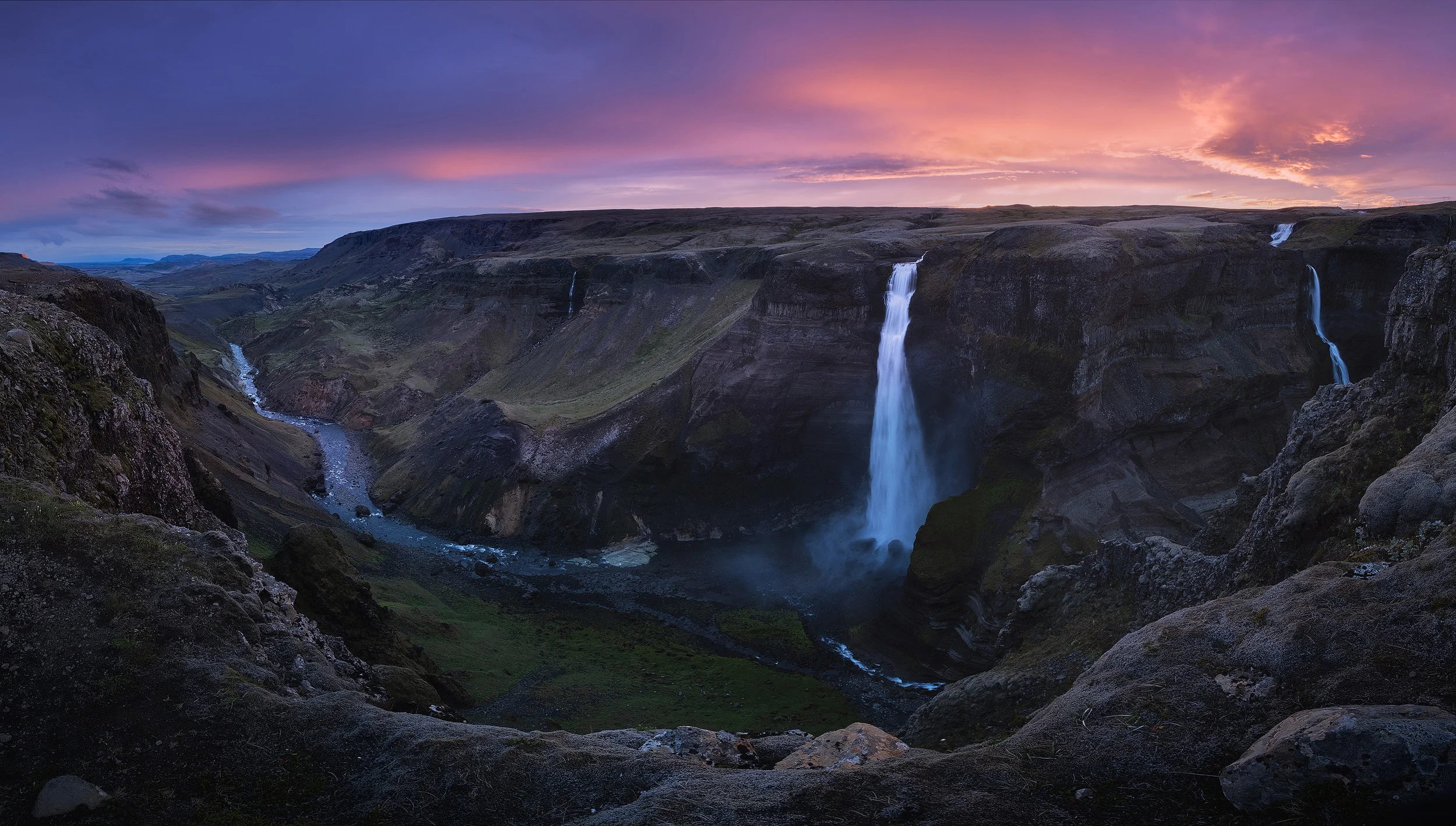 Haifoss The falls at Haifoss tumble 150m into the canyon below in Iceland's highlands