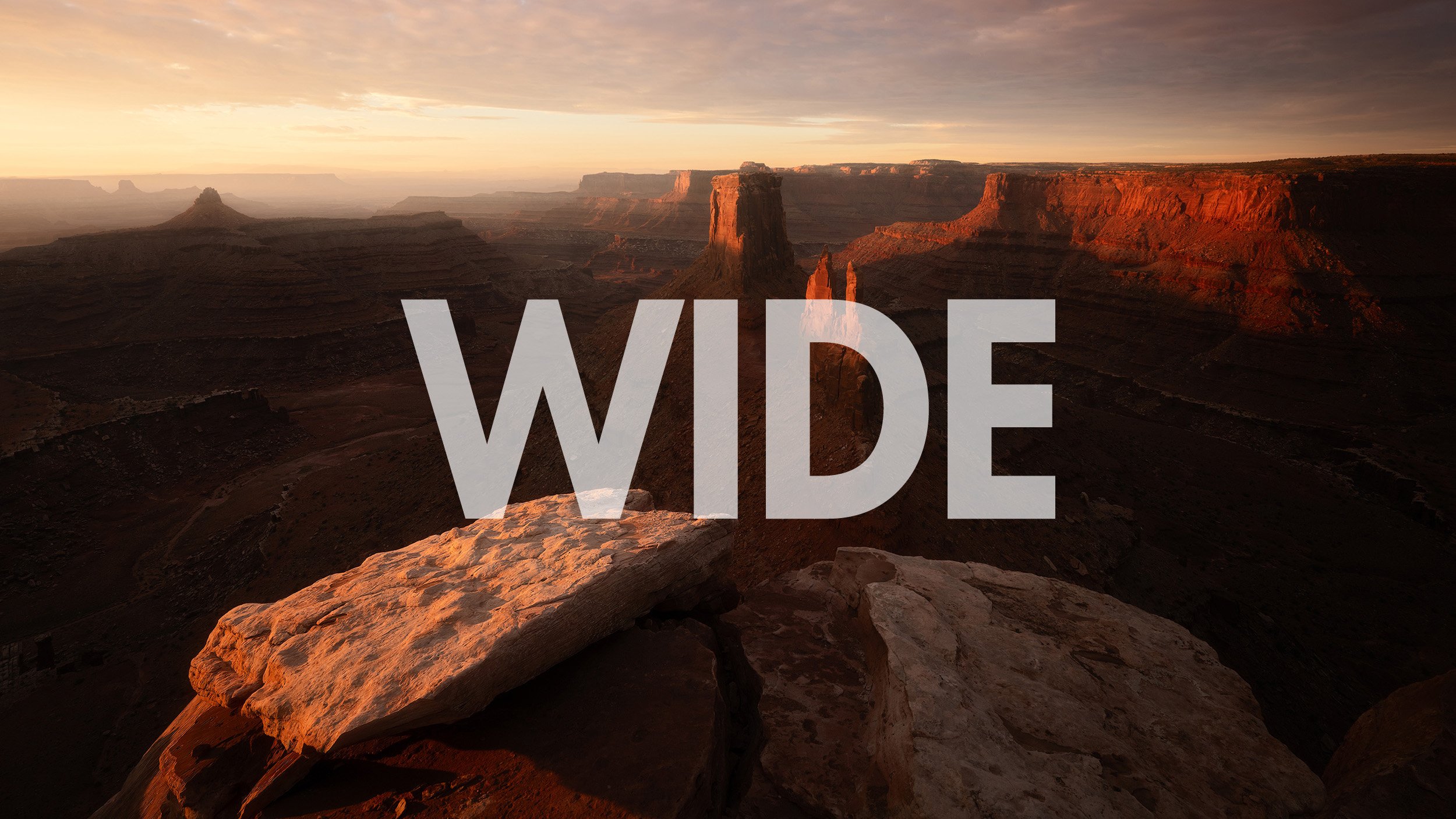 USING A WIDE ANGLE LENS TO CAPTURE THE SCALE OF THE UTAH BADLANDS