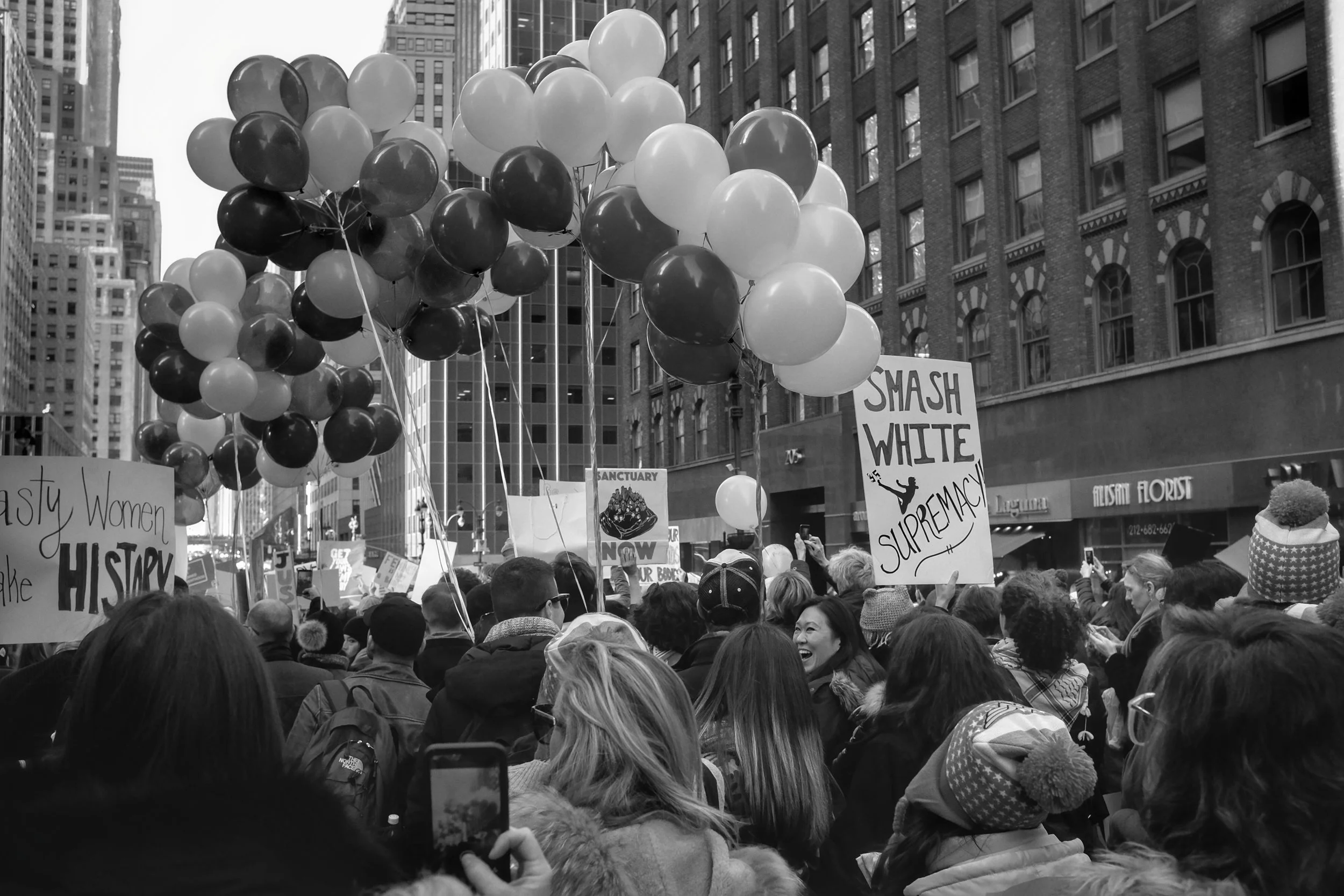 Woman's March on New York City. Midtown Manhattan. NYC. 1.21.17