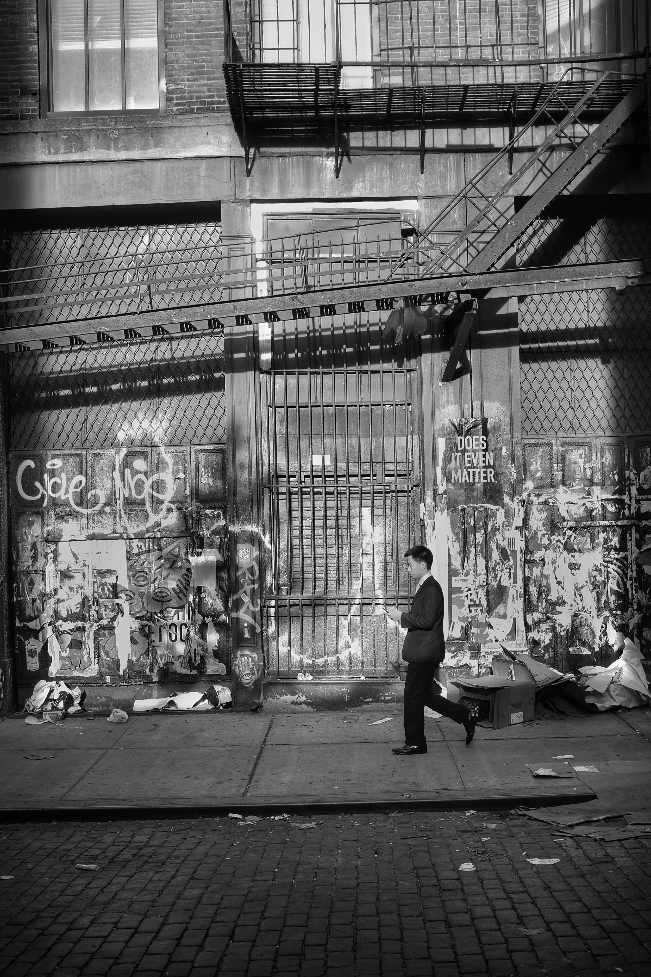 Does It Even Matter. Crosby Street. SOHO. New York City. 2016.