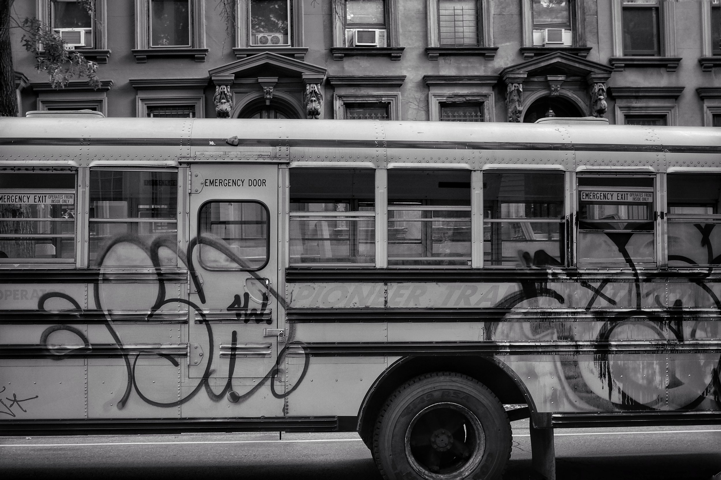 School Bus. Fort Greene. Brooklyn. New York. 2016.
