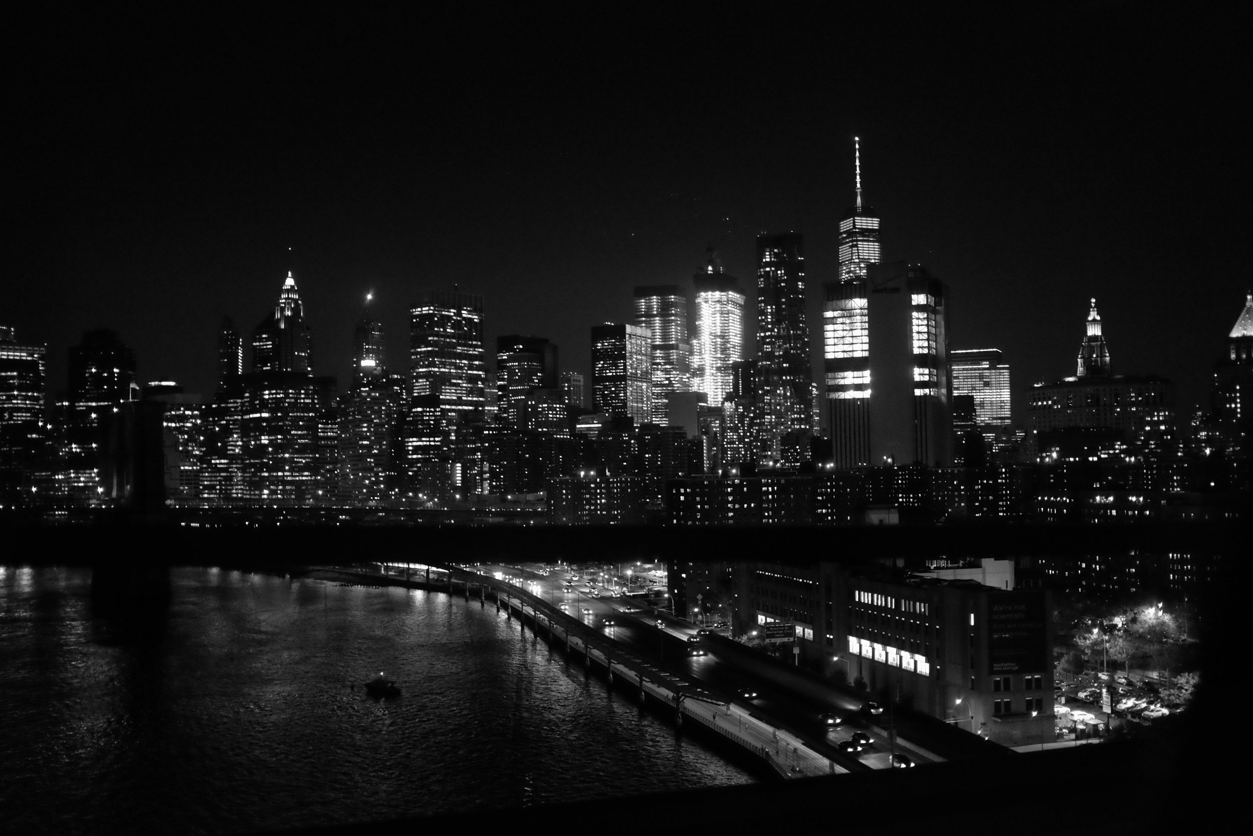 Lower Manhattan from the Manhattan Bridge. New York City. 2016.