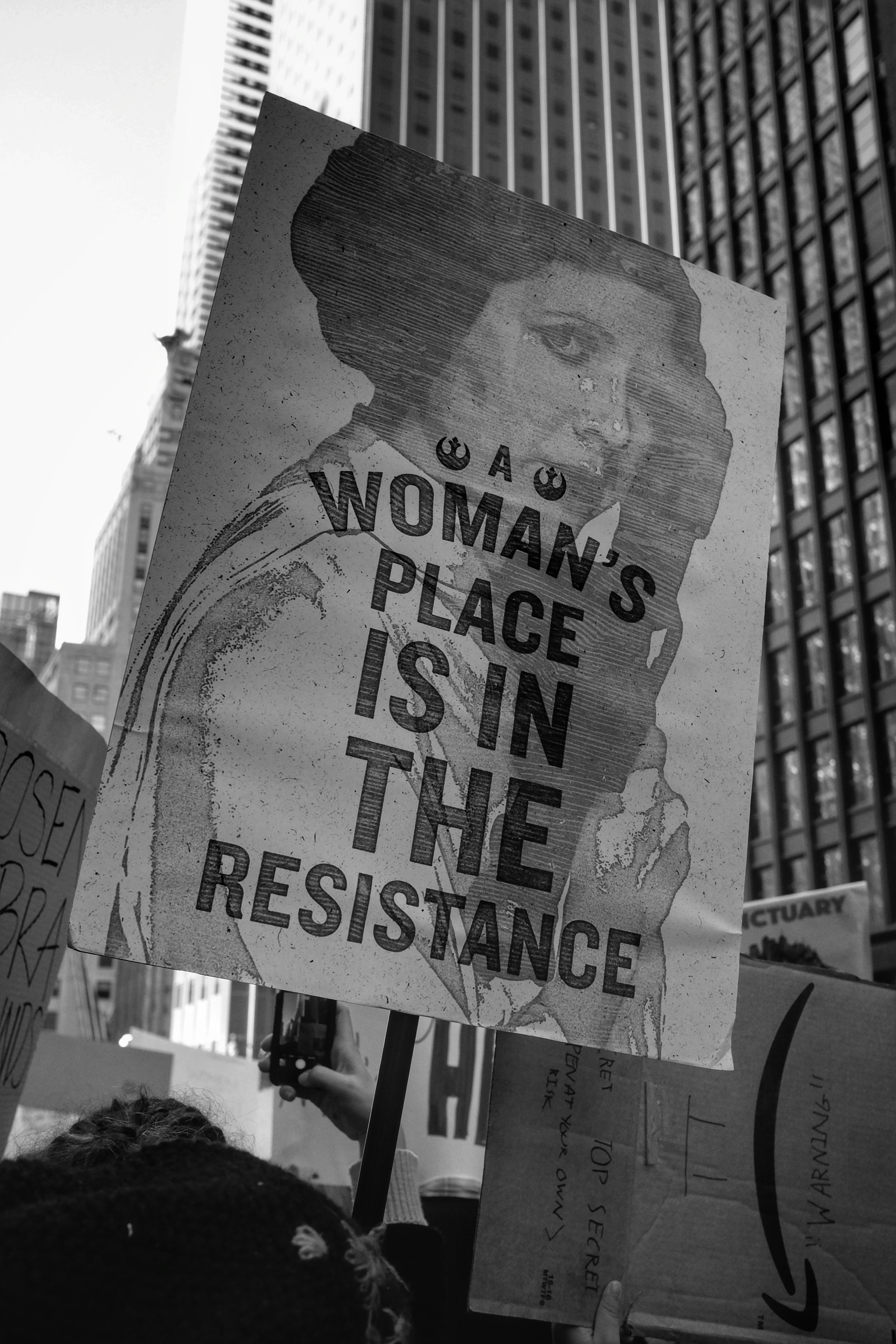 Woman's March on New York City. Midtown Manhattan. NYC. 1.21.17