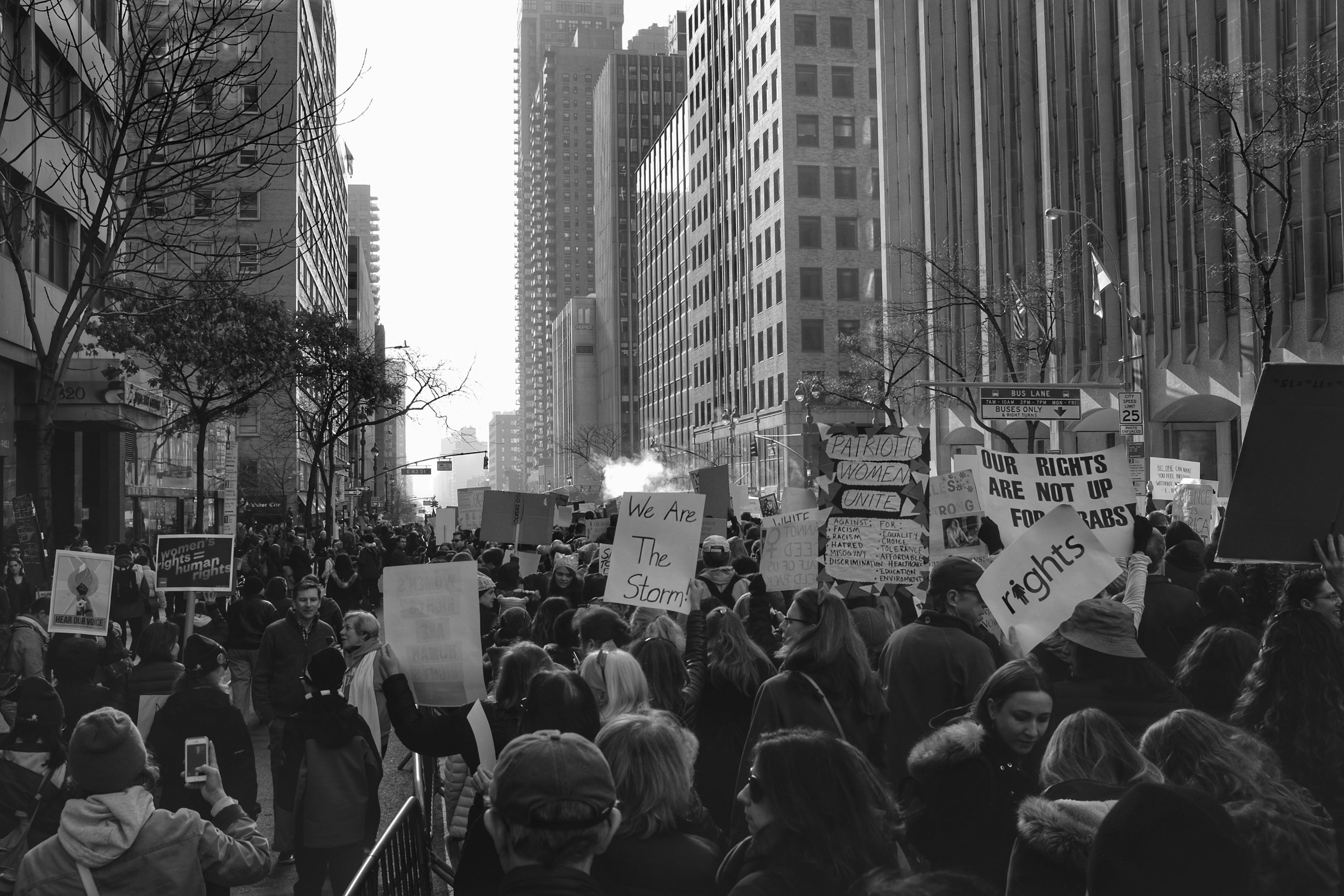 Woman's March on New York City. Midtown Manhattan. NYC. 1.21.17