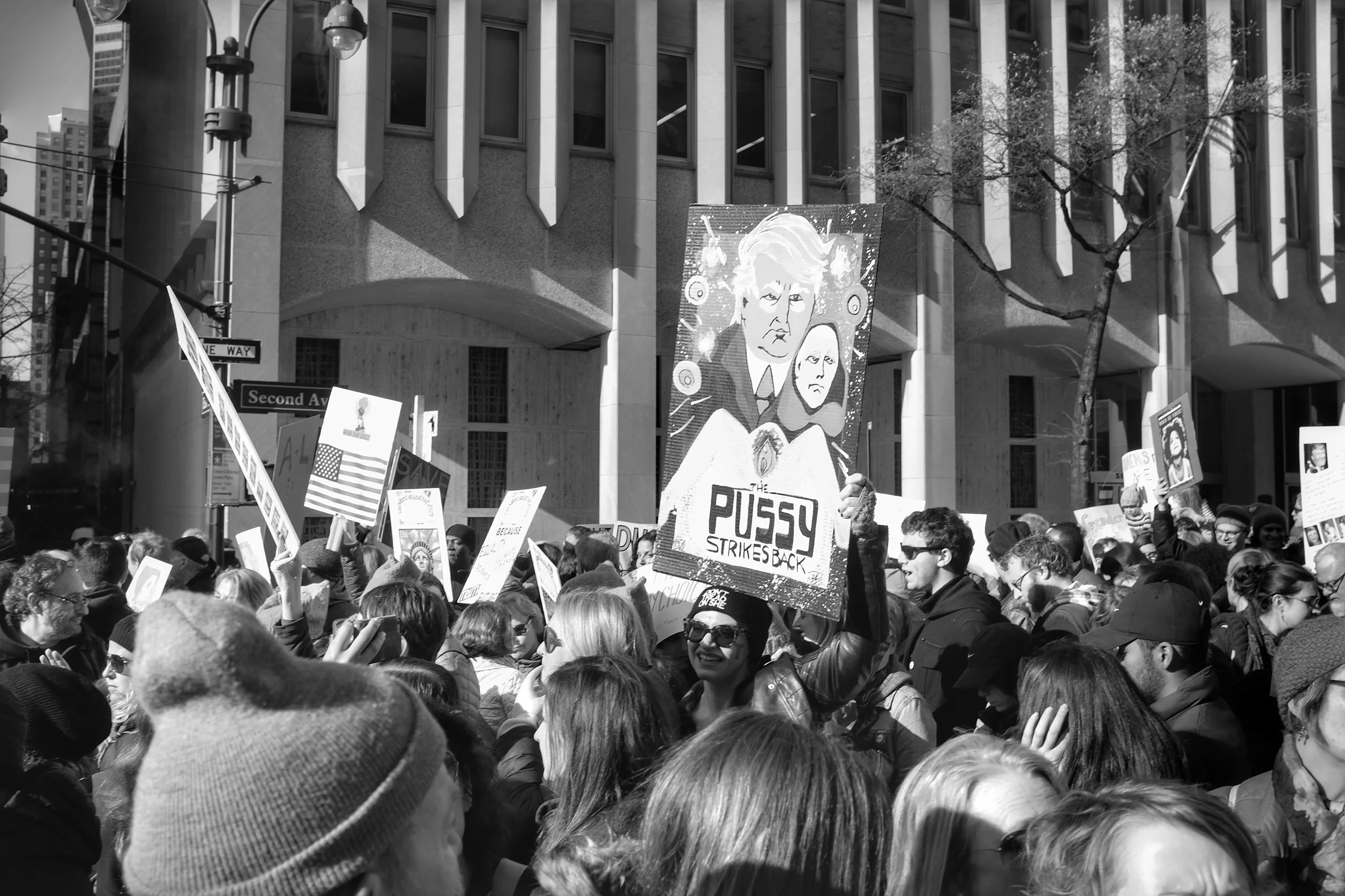Woman's March on New York City. Midtown Manhattan. NYC. 1.21.17