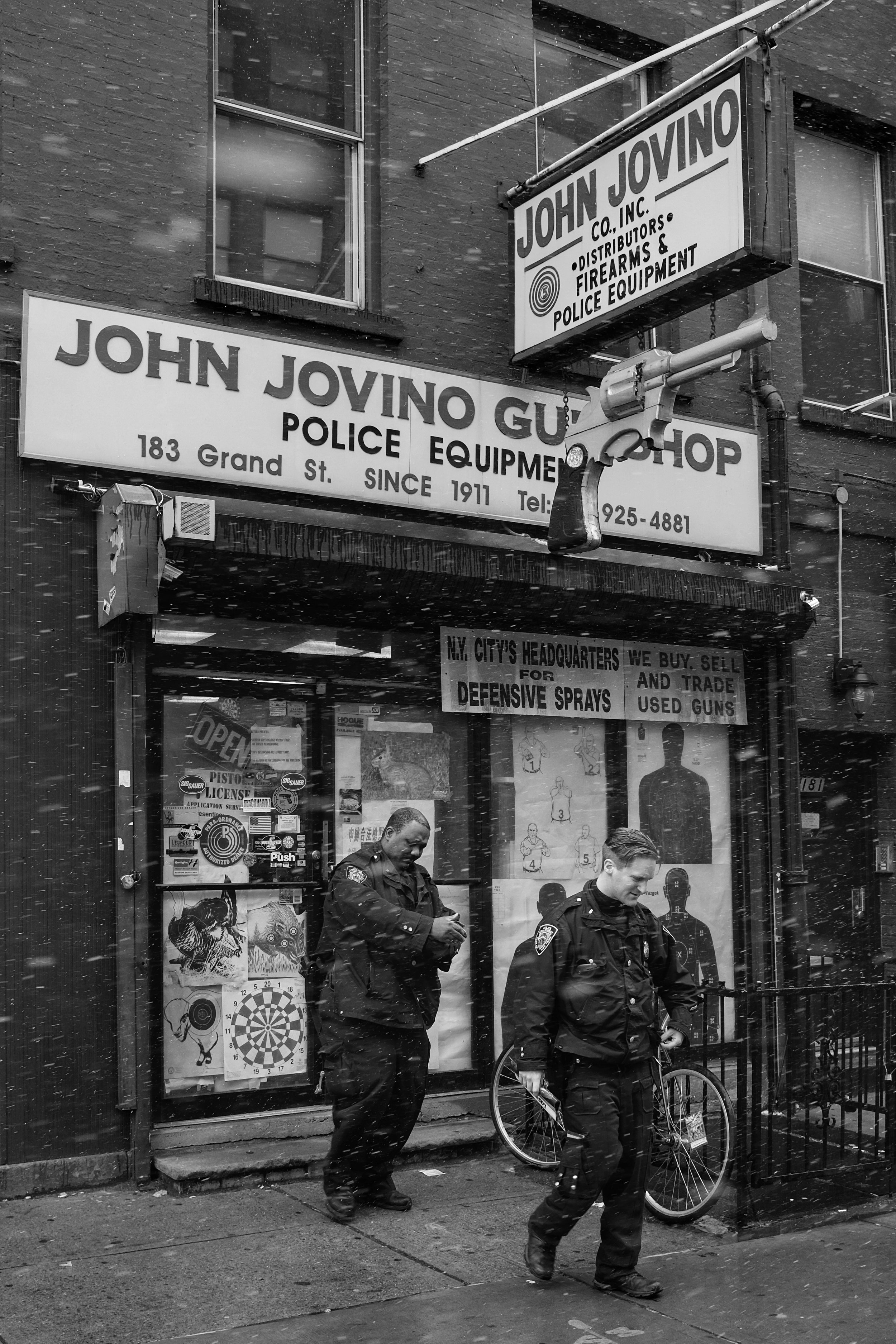 John Jovino Gun Shop. Grand Street. Little Italy. New York City. 2017