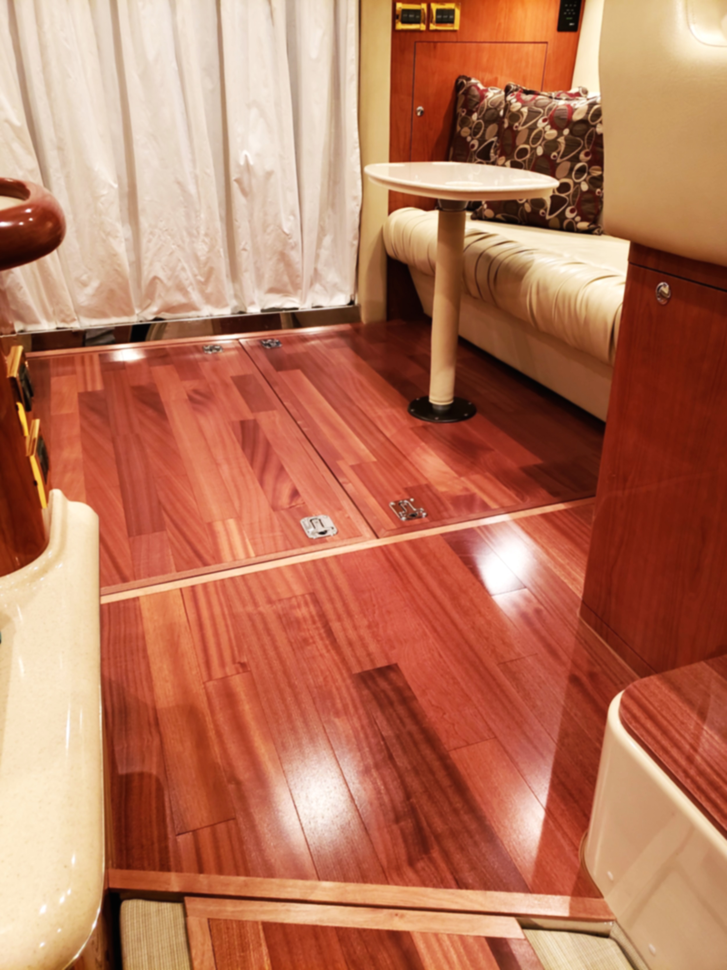 Interior Boat Flooring Wood Line, Marine Hardwood Flooring