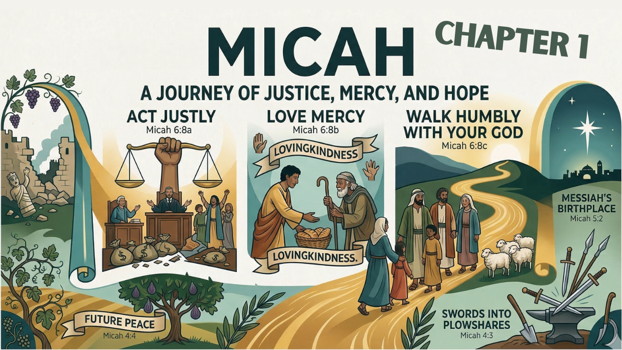 Micah Intro &amp; Chapter 1 Class 1 - Bible Study