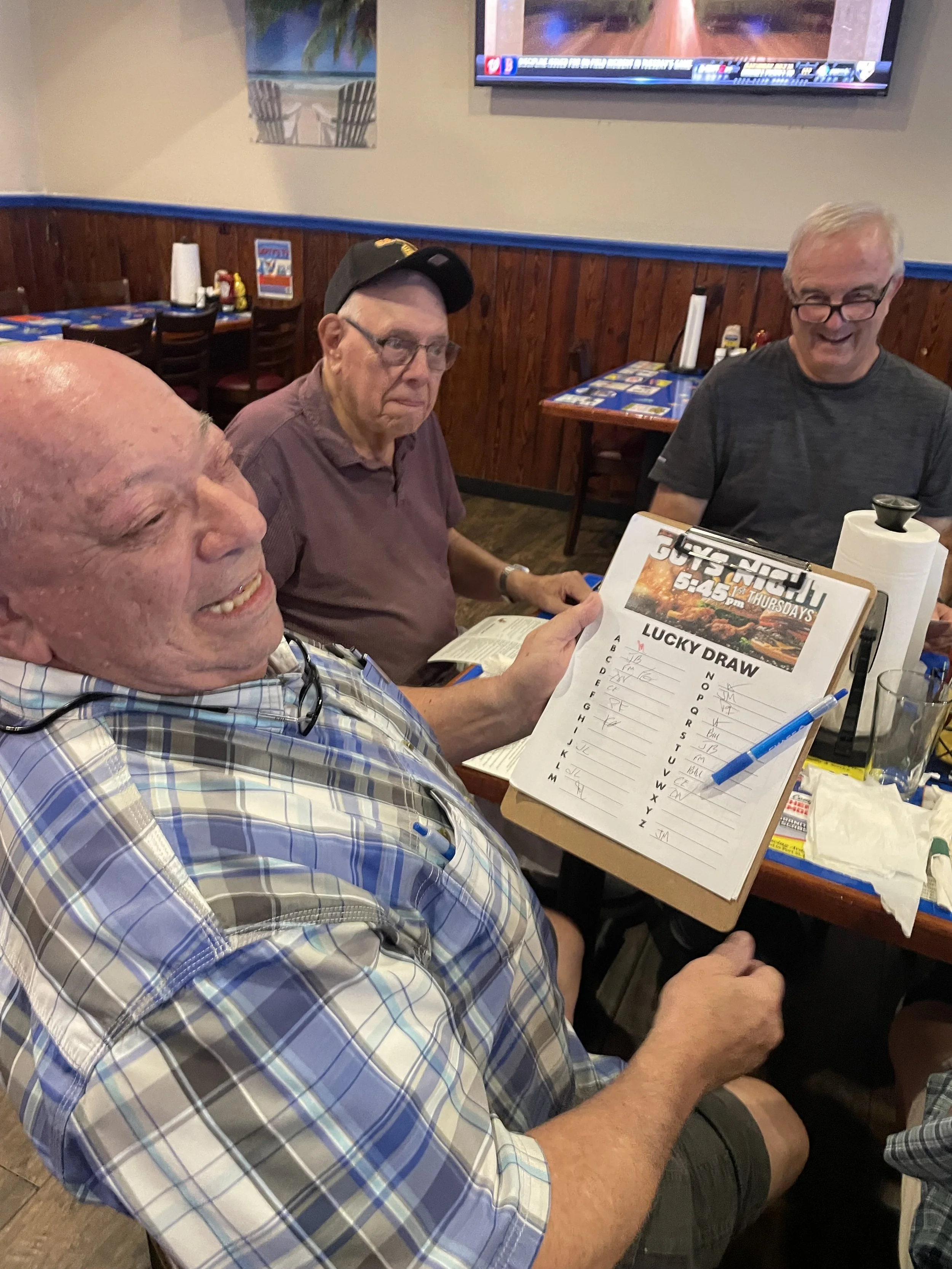 Guys Night At Lefty’s in July 26