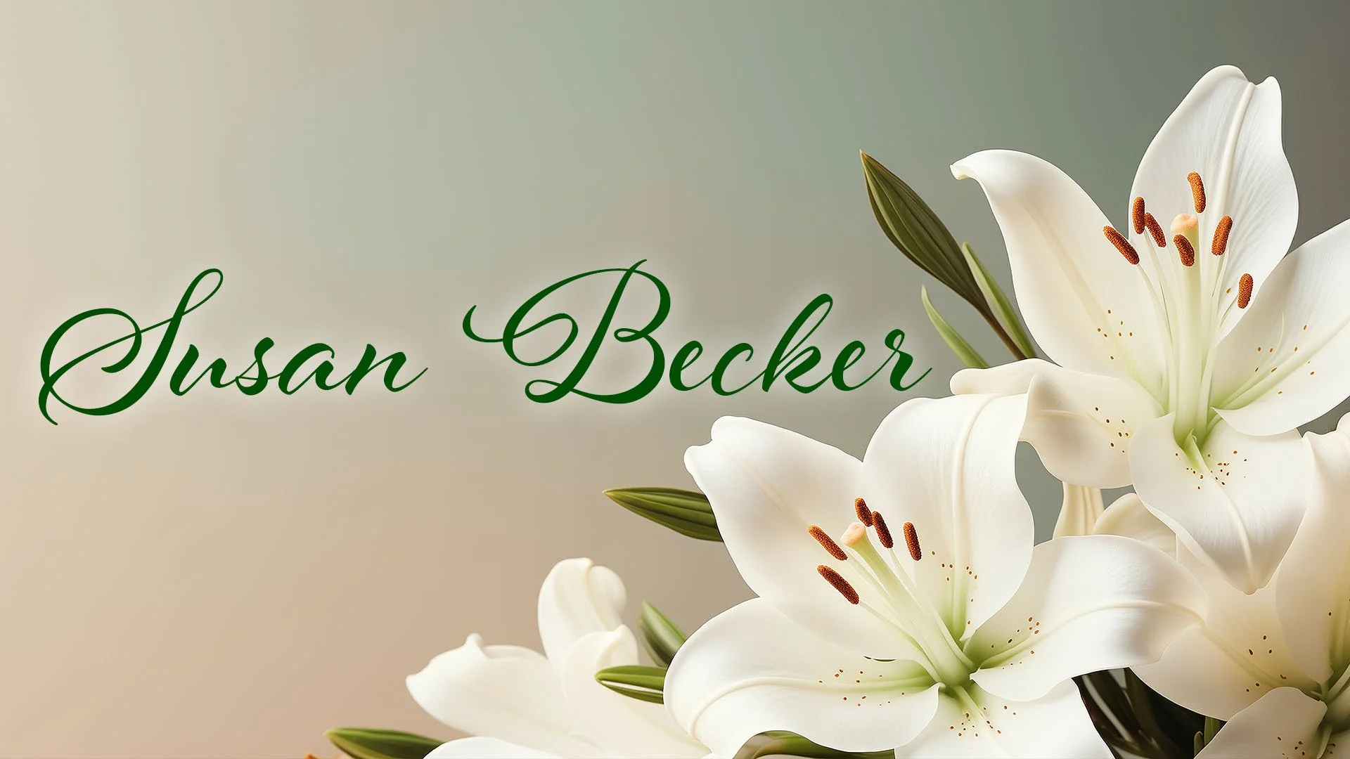 Remembering Susan Becker